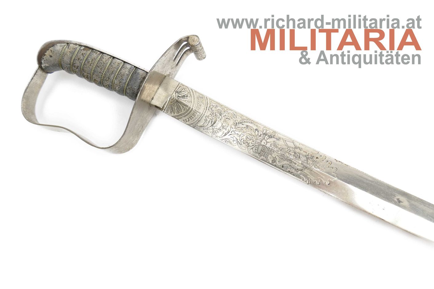 k.u.k. Infanterie-Offizierssäbel - Keilklinge - Damaststahl & Eisenhauer