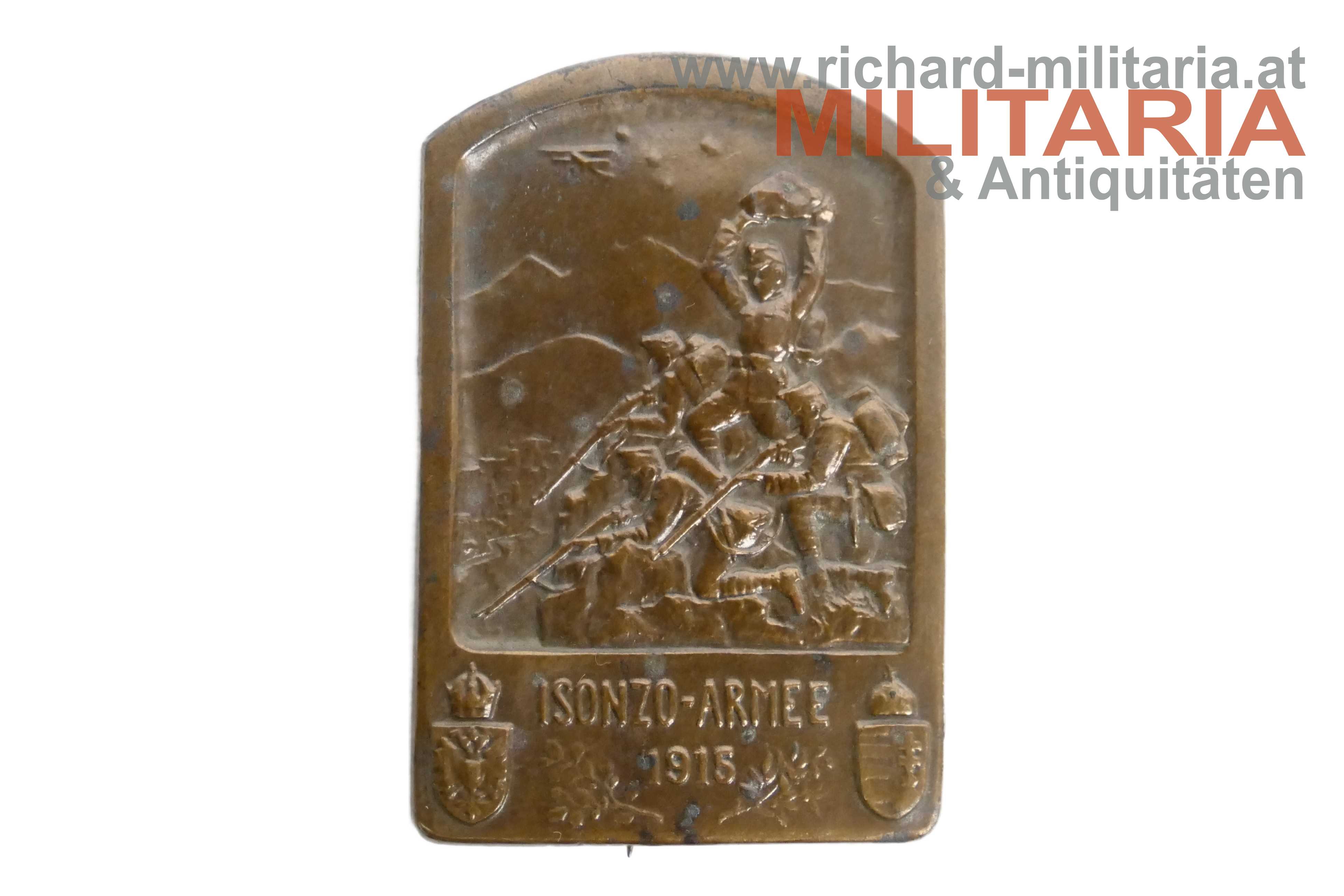 k.u.k. Kappenabzeichen - Isonzo-Armee 1915