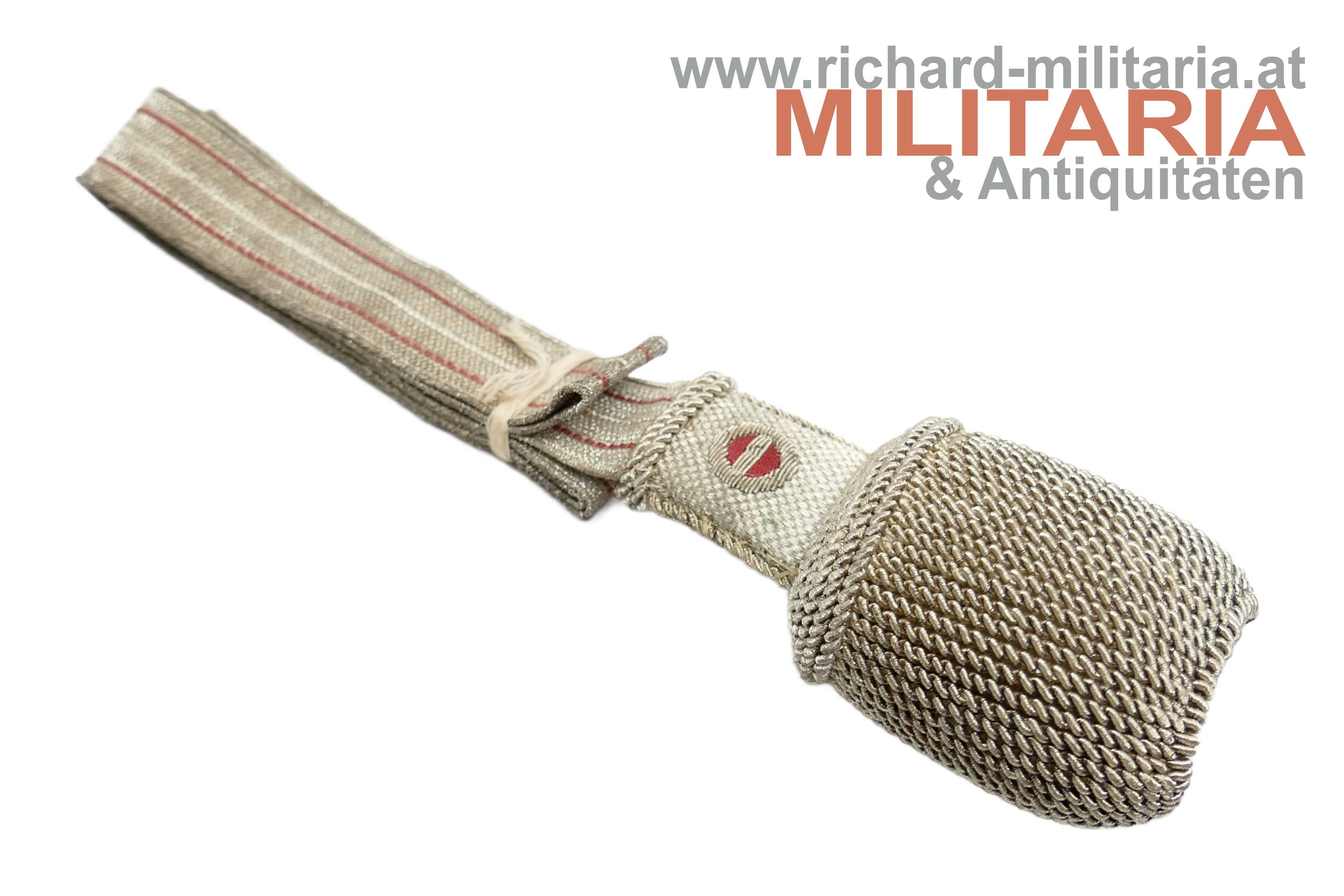 Österreich I. Republik - Portepee für Beamte der Bundesgendarmerie 