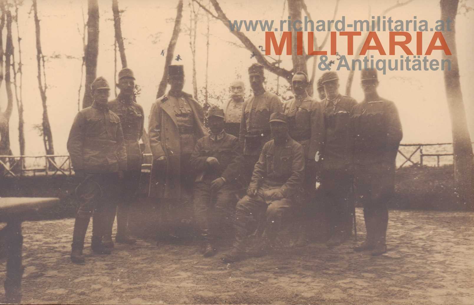 k.u.k. IR 67 - GenObst. Böhm-Ermolli bei Frontbesuch 1915