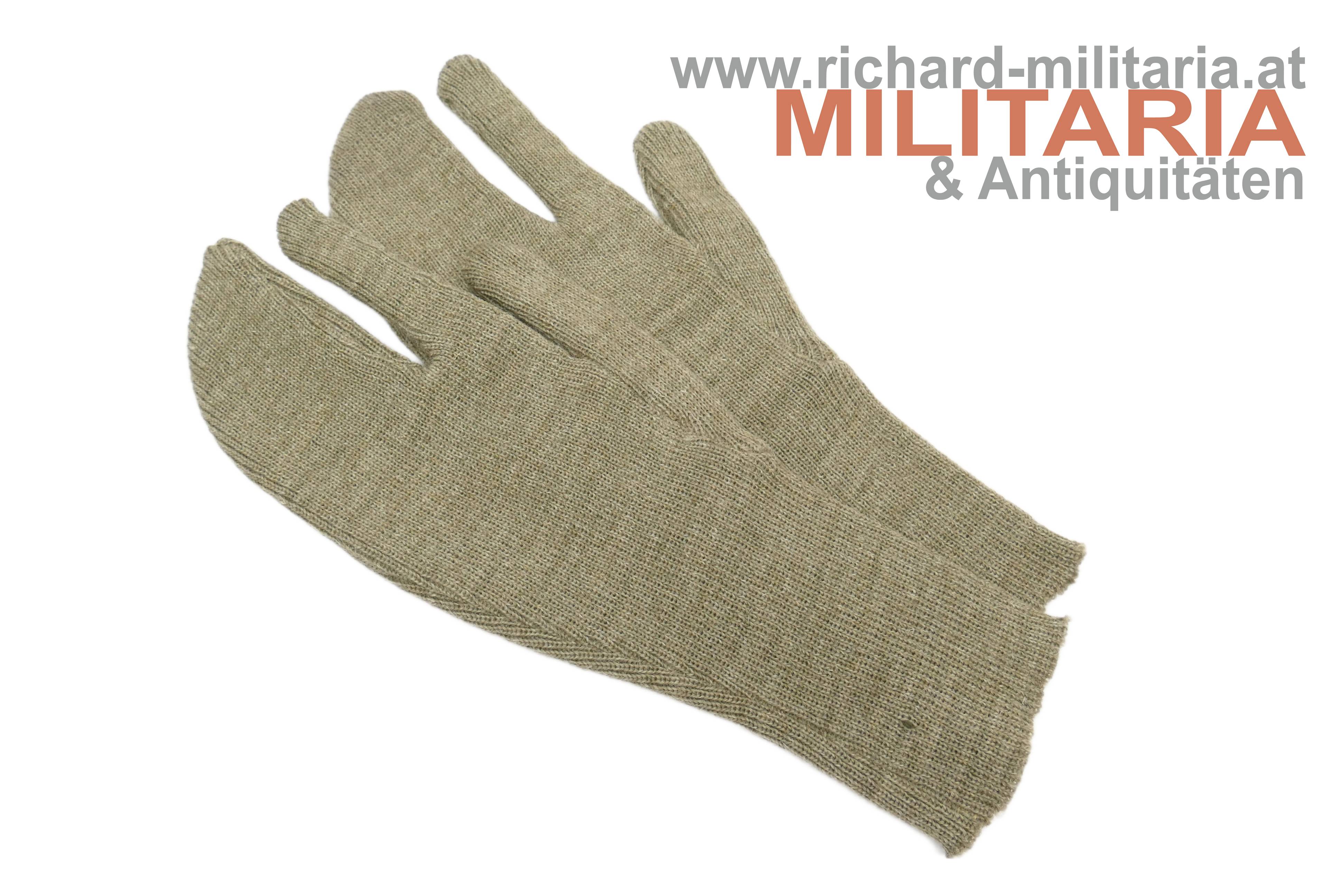 2. Weltkrieg - Winterhandschuhe mit Abzugsfinger