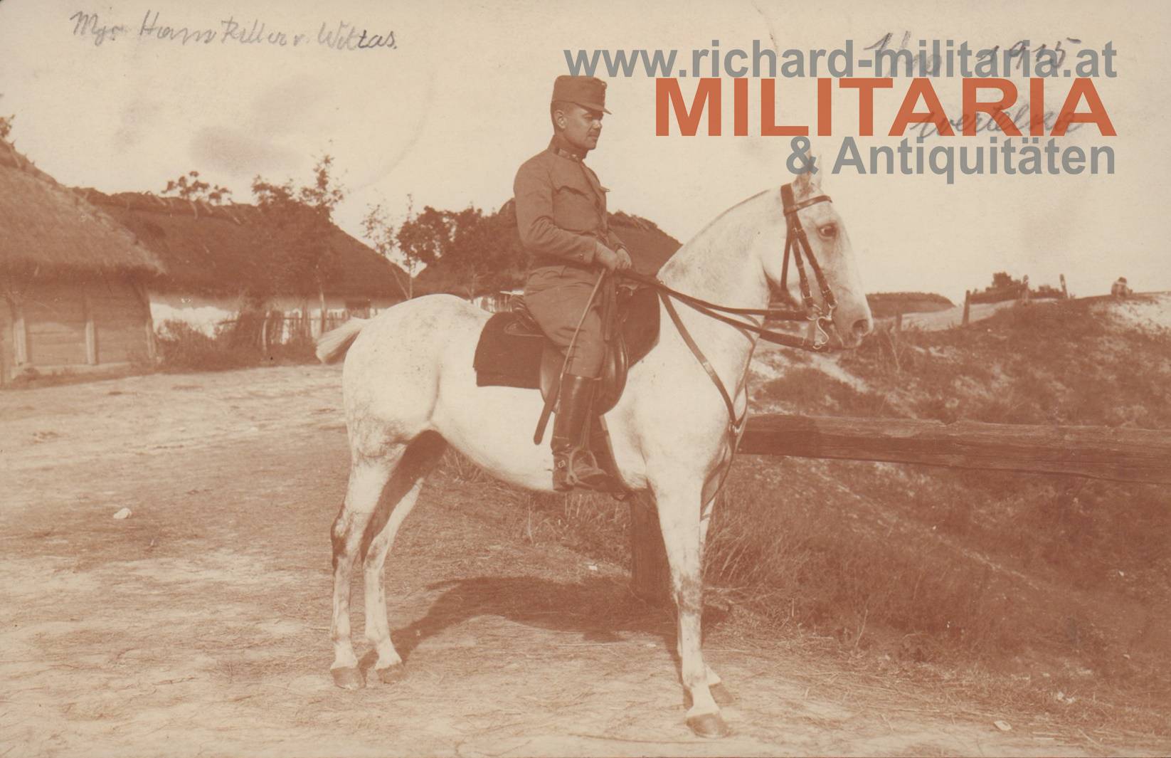 k.u.k. PK - Major im Generalstab - Hans Ritter v. Wittas - Oktober 1915