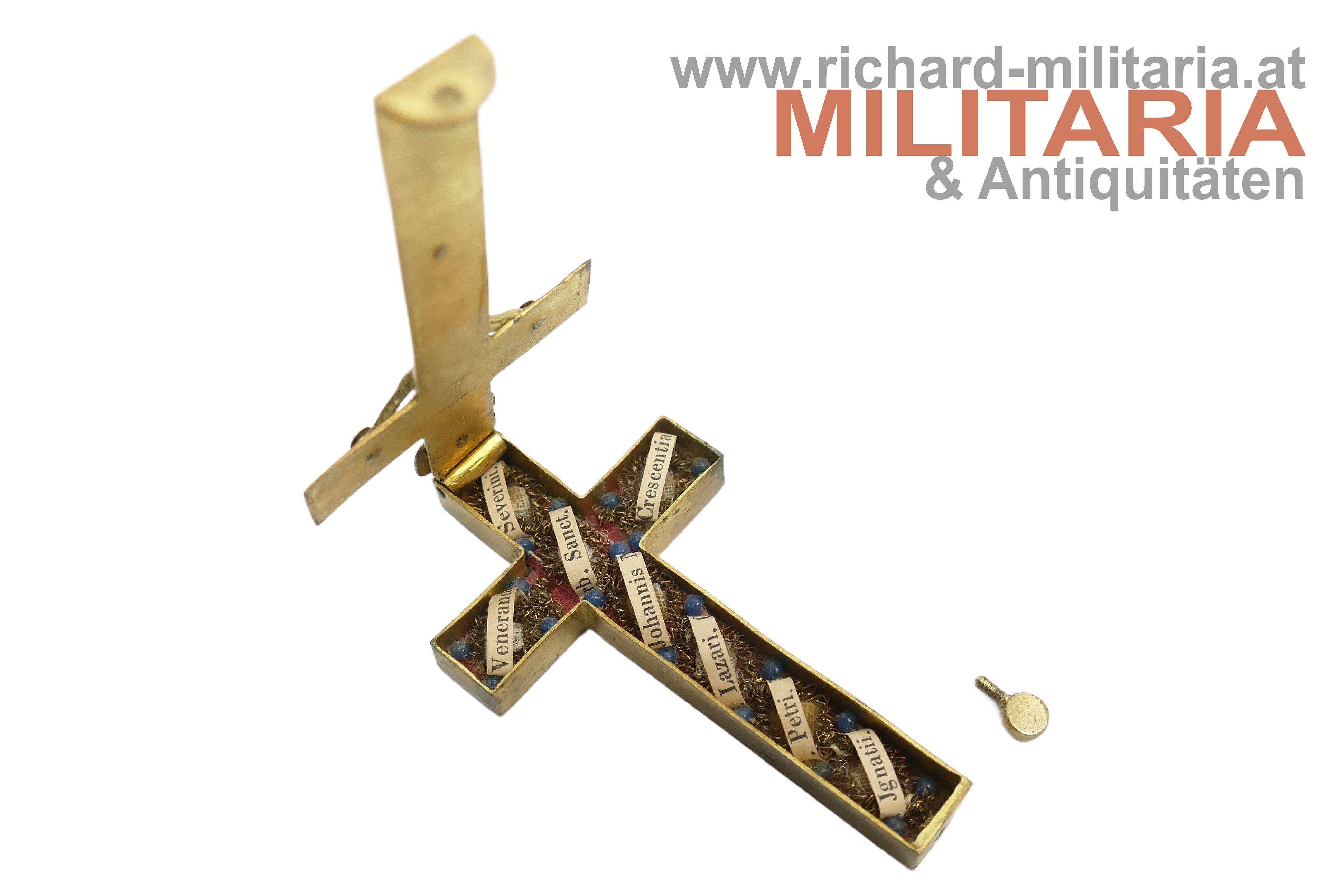 Reliquienkreuz eines Feldgeistlichen