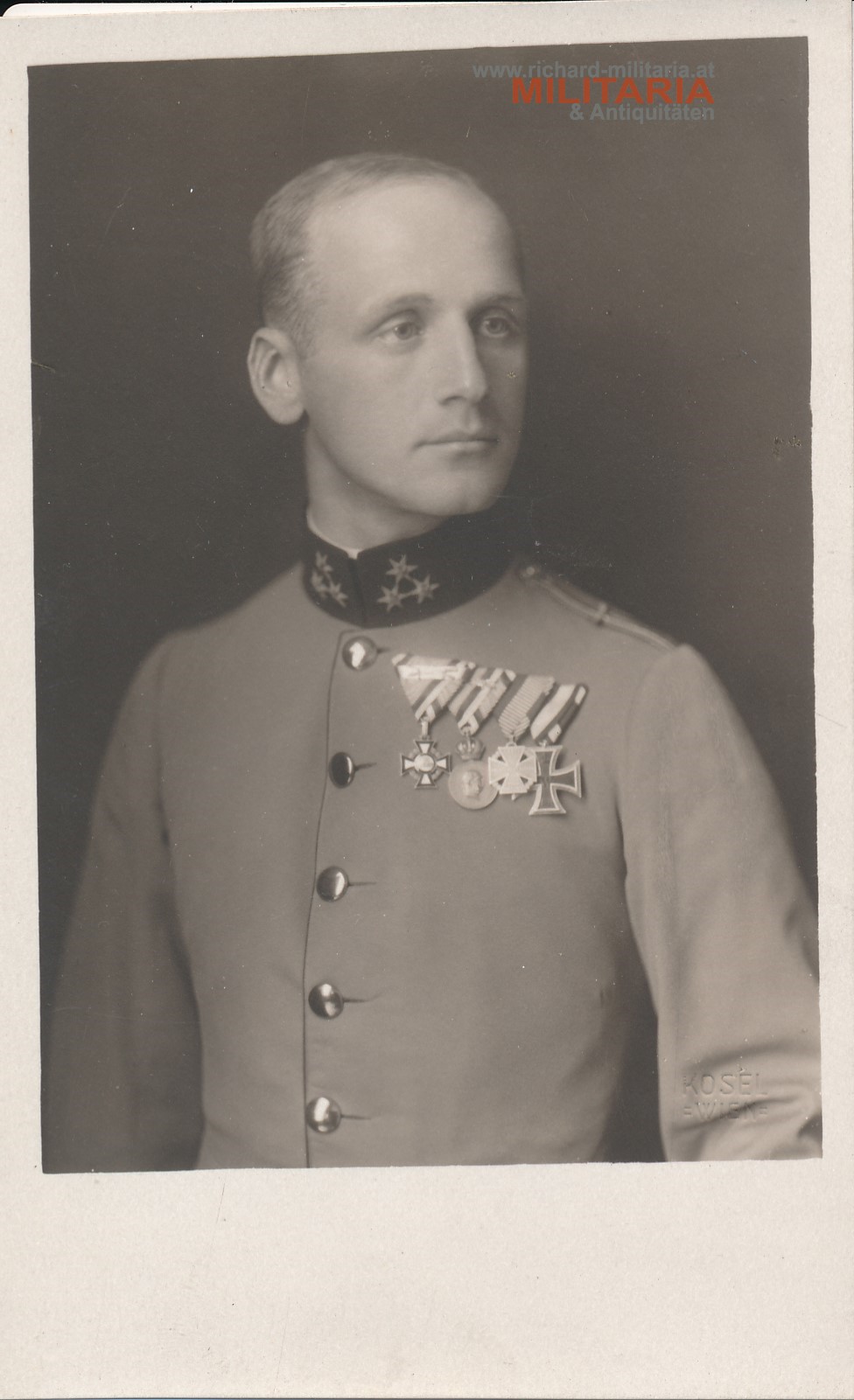 k.u.k. Hauptmann Kavallerie mit Auszeichnungen