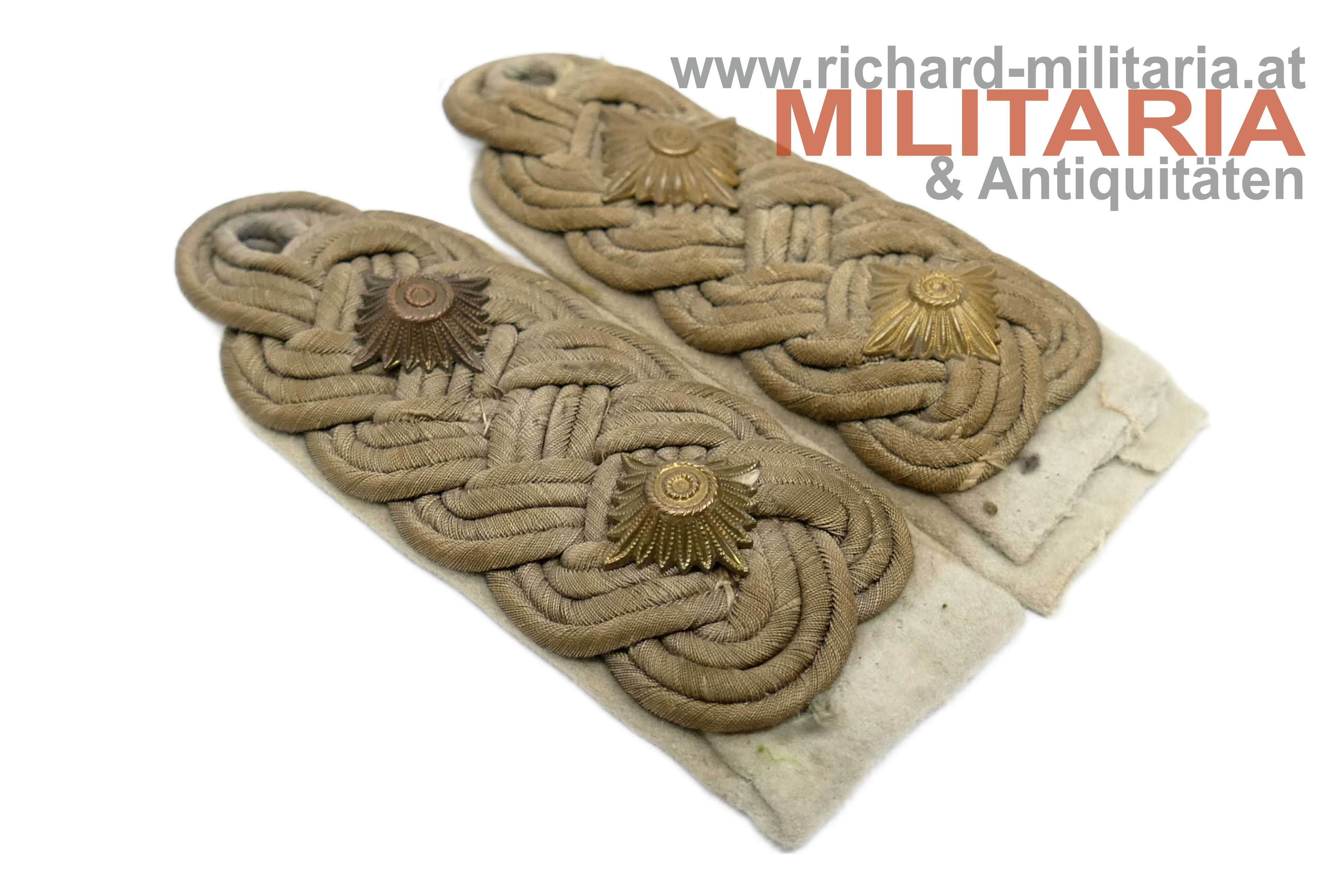 Wehrmacht Infanterie - Schulterklappen Oberstleutnant - nicht paarig
