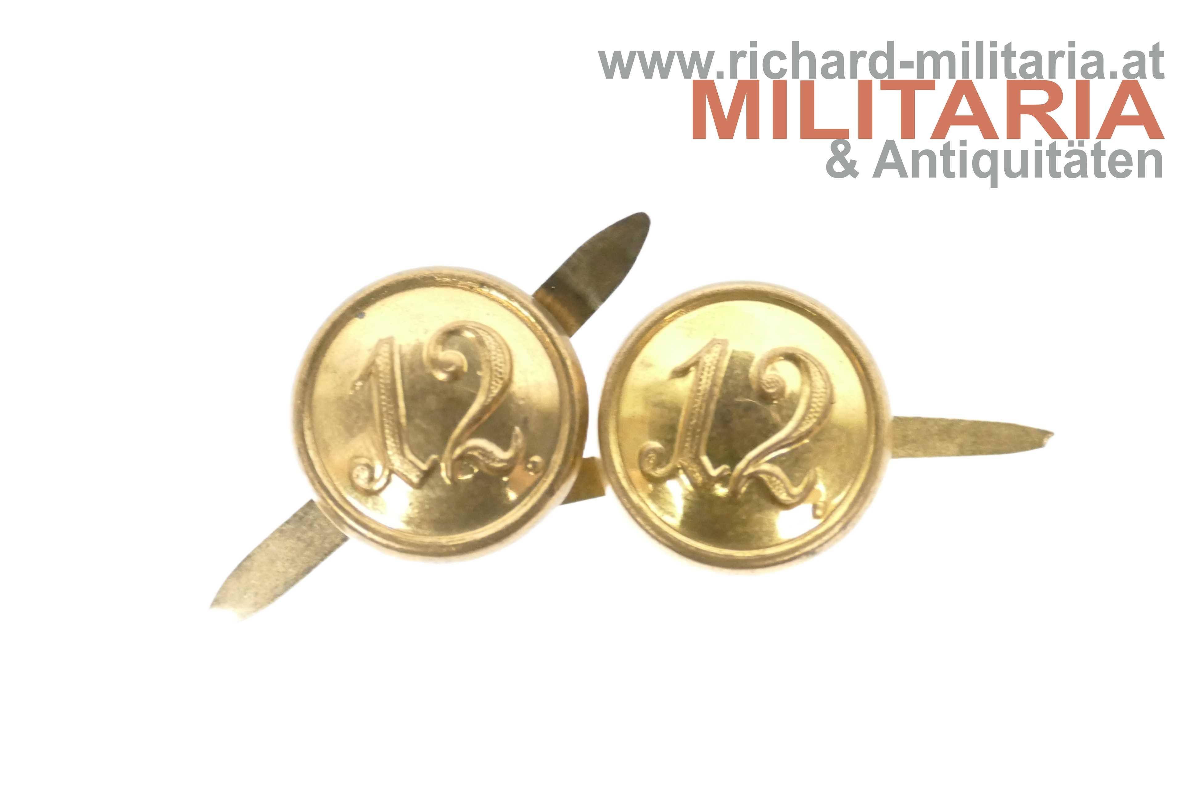 k.u.k. Kappenknöpfe IR 12
