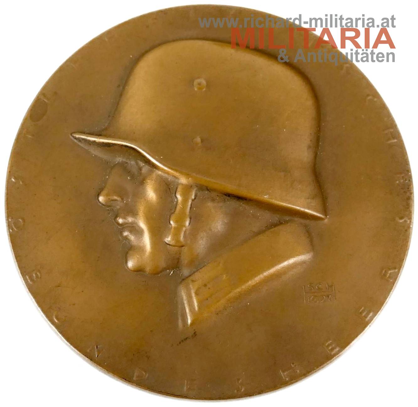 Österreichisches Bundesheer - 1. Republik - Medaille Staffellaufen Wien 1928 mit Euti 