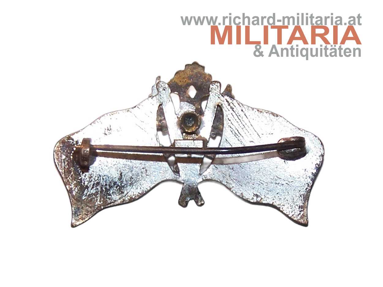 k.u.k. patriotisches Abzeichen - öster. & deut. Kriegsmarine - Doppeladler