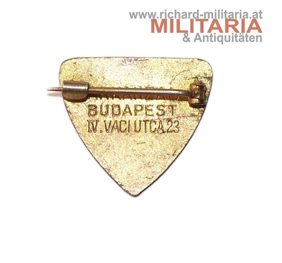 k.u.k. Kappenabzeichen 2x Verwundet (Sebeseült) - Ausführung für Offiziere 