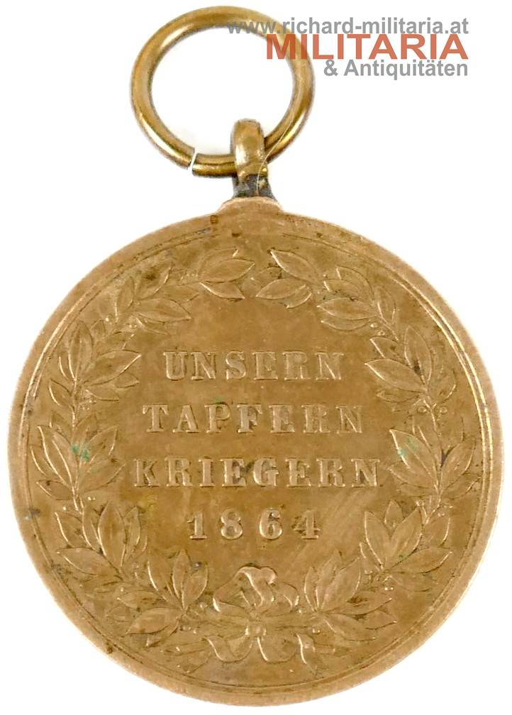 Dänemark Medaille 1864 - deutsche Ausführung 