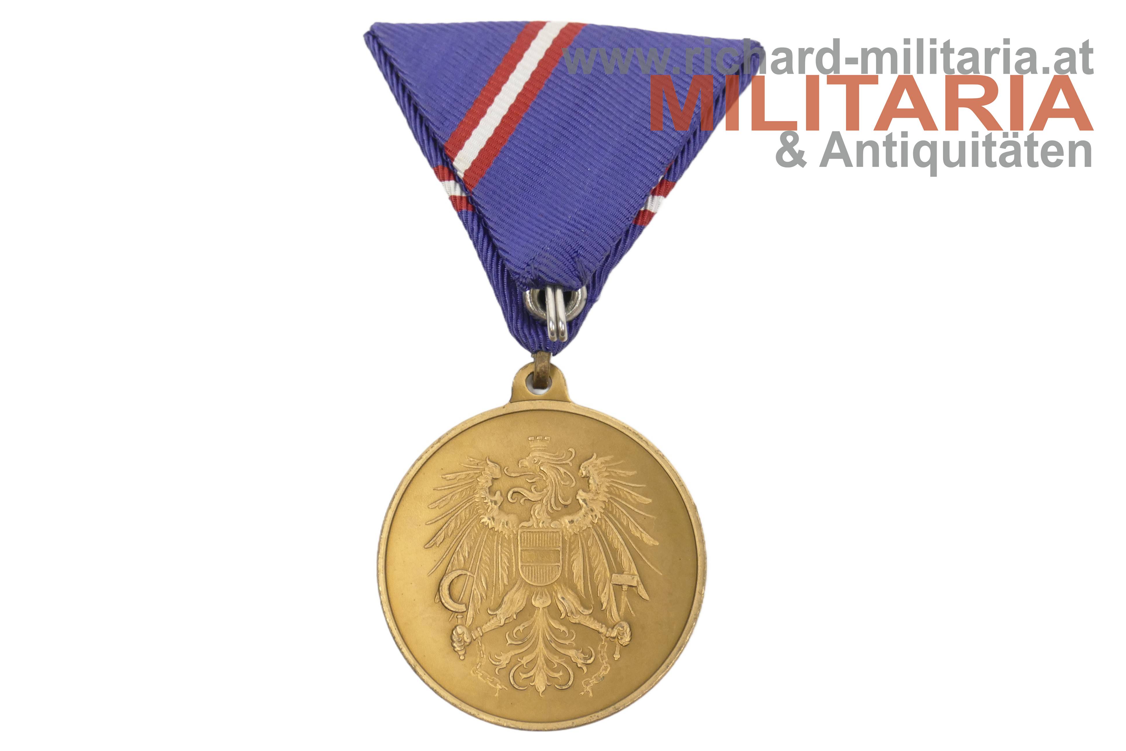 Österreich - Wehrdienstmedaille Bronze - Stets Bereit 