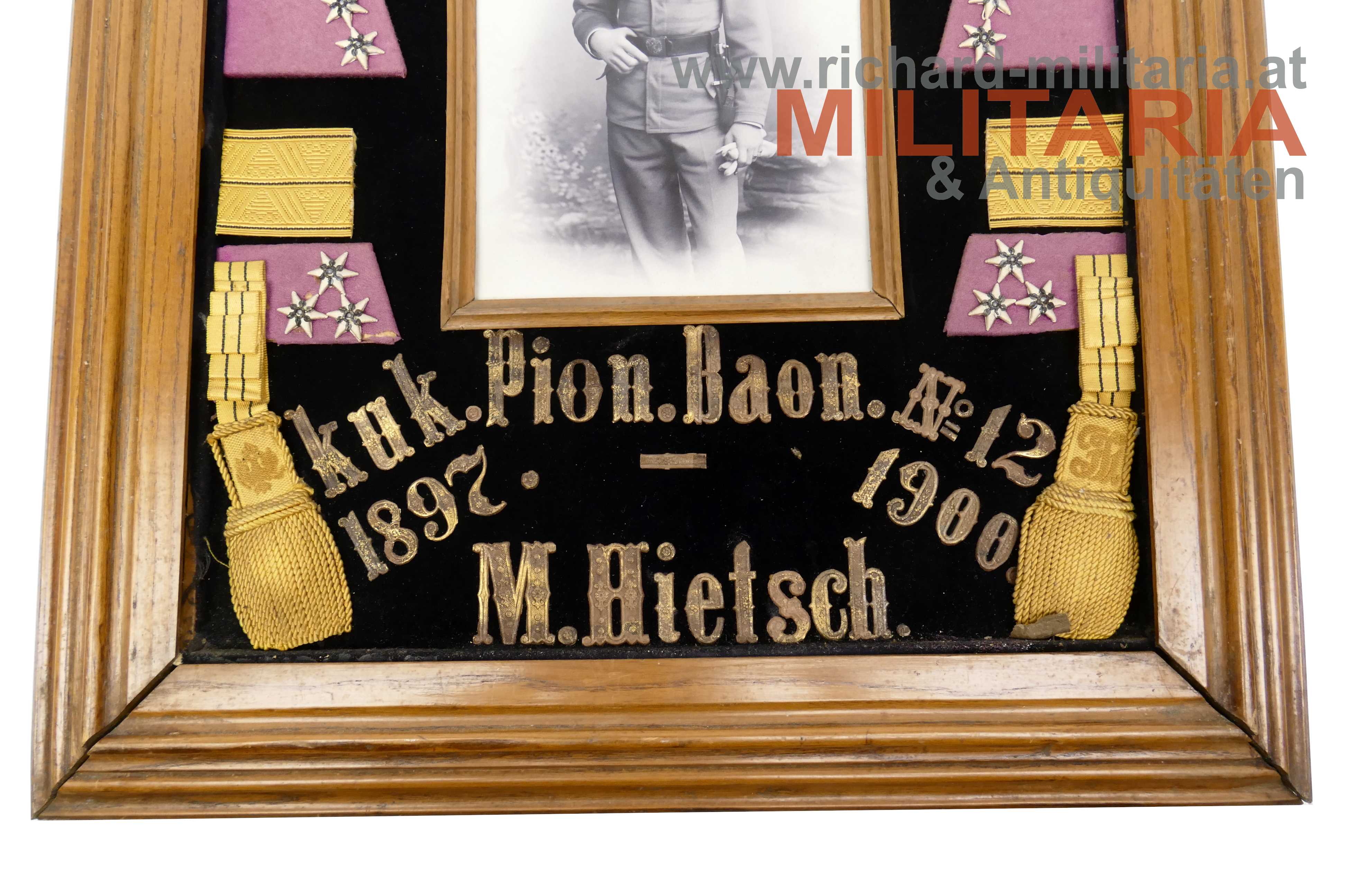 k.u.k. Erinnerungsbild - Pionier-Bataillon Nr. 12 - 1897-1900