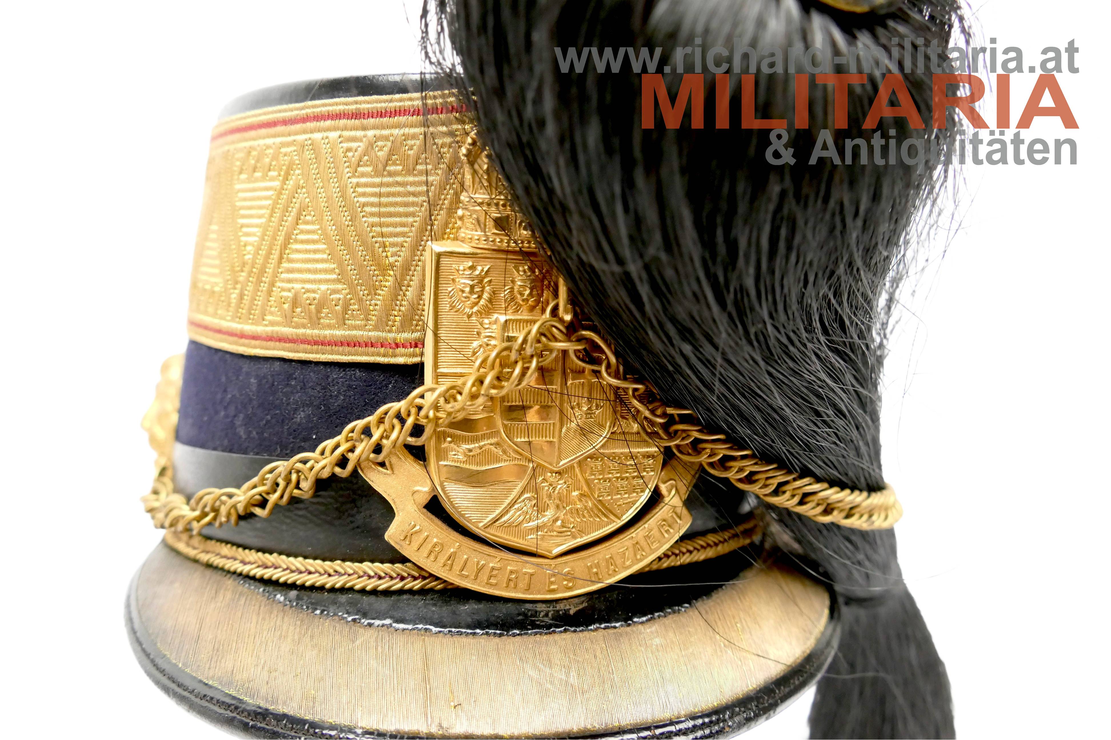 königl.-ungarischer Honvèd-Artillerie-Tschako Subalternoffizier