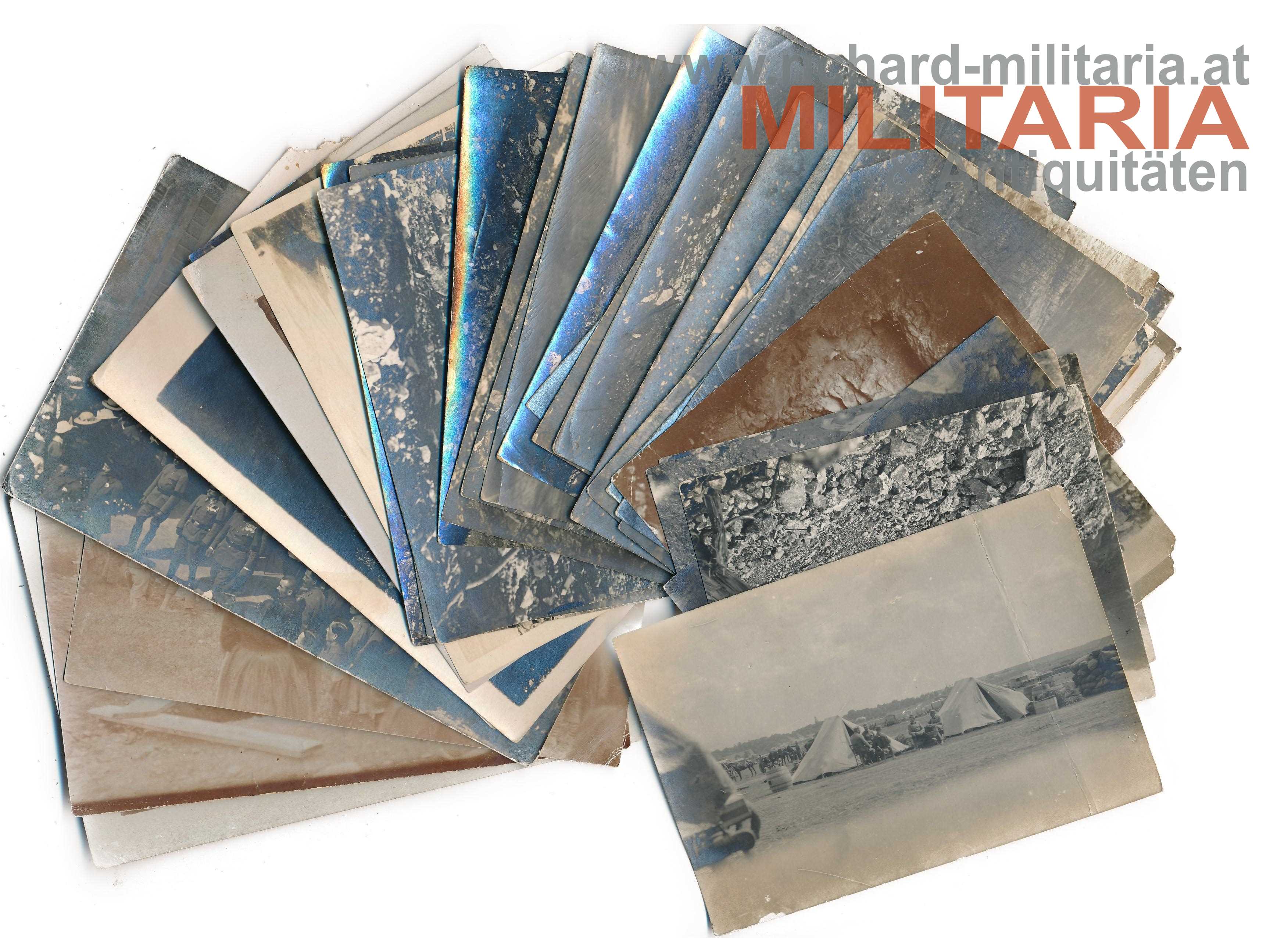 k.u.k. Fotokonvolut Südfront / Italien - Konvolut aus 36 Fotos 