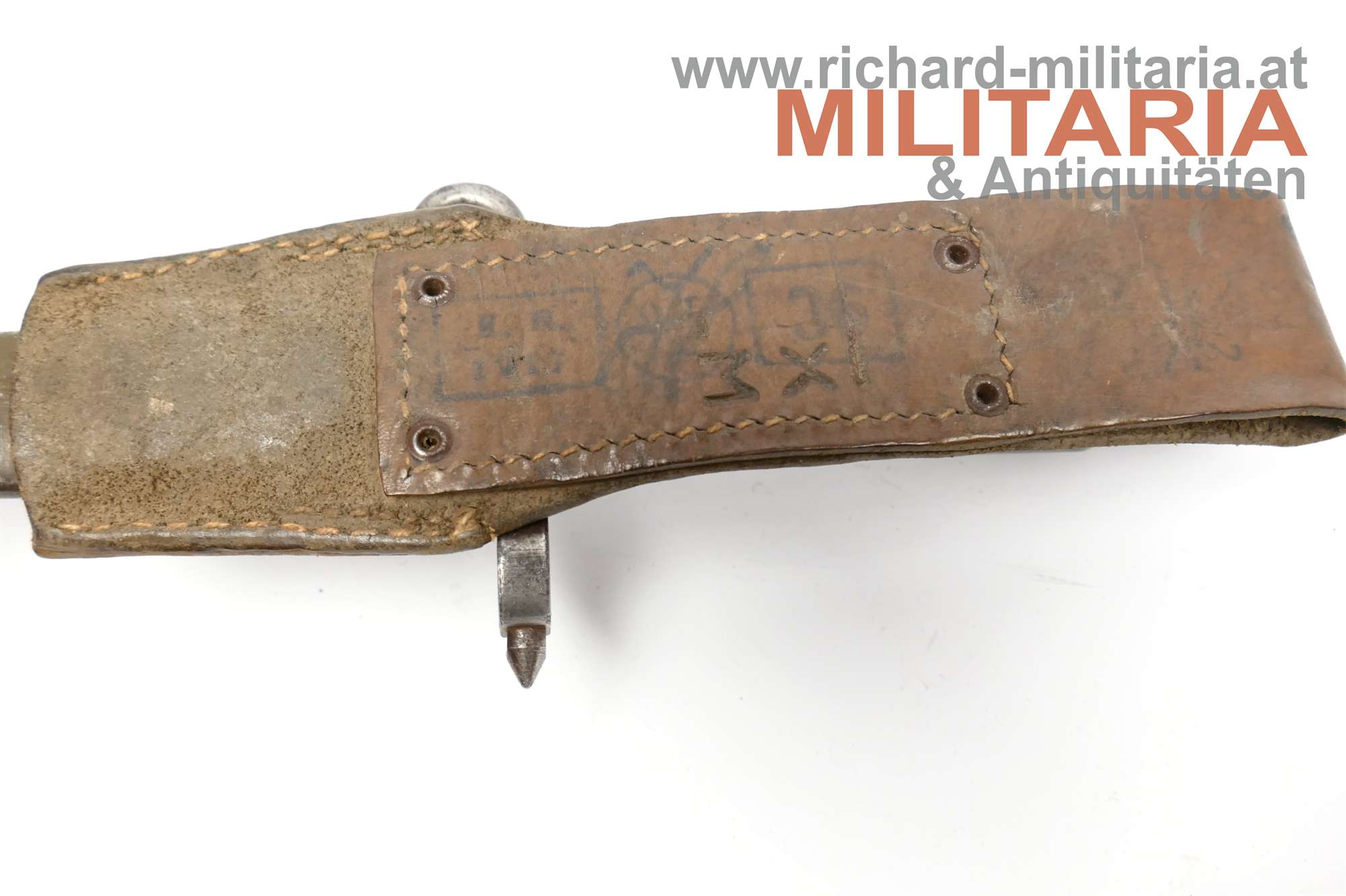 k.u.k. Messerbajonett M95 - Pyramidenkorn - Monturdepotstempel