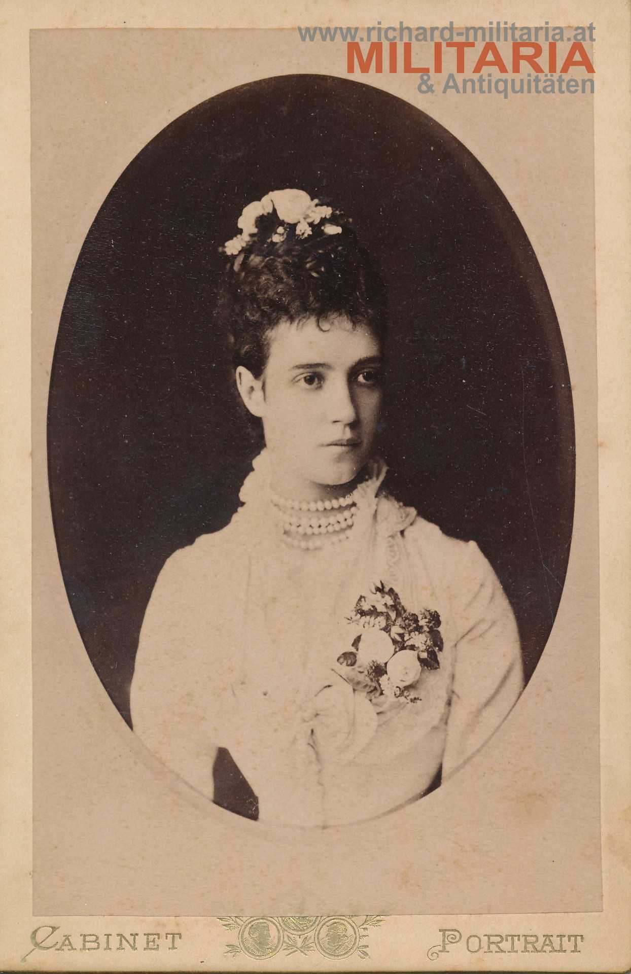 Hartkartonfoto - russische Zarin