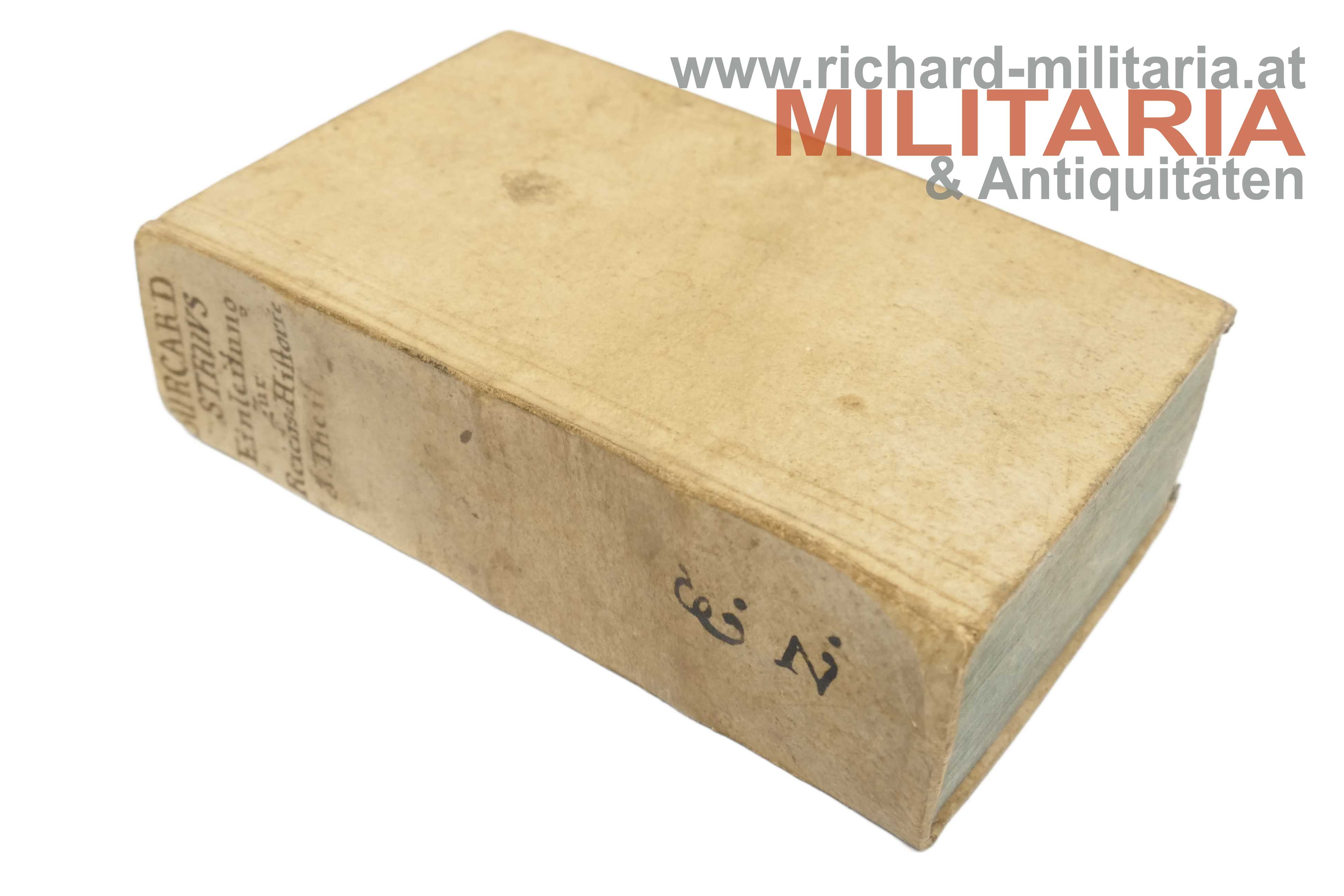 1724 - Burckard Gotthelff Struvens - Einleitung zur teutschen Reichs-Historie...