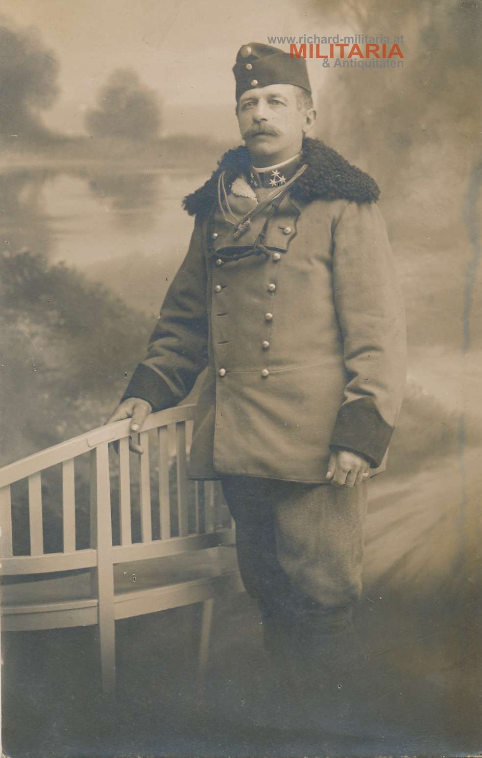 k.u.k. Foto Dragoner-Zugsführer mit Ulanka