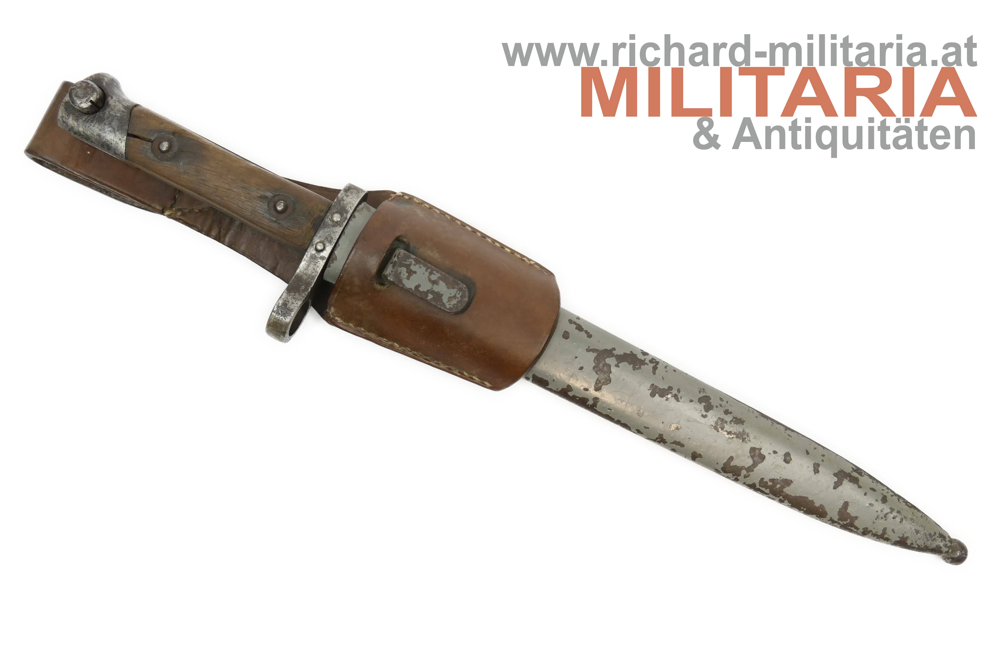 Österreich - Messerbajonett M1895 Mannschaft - Pionier Bataillon Nr. 8