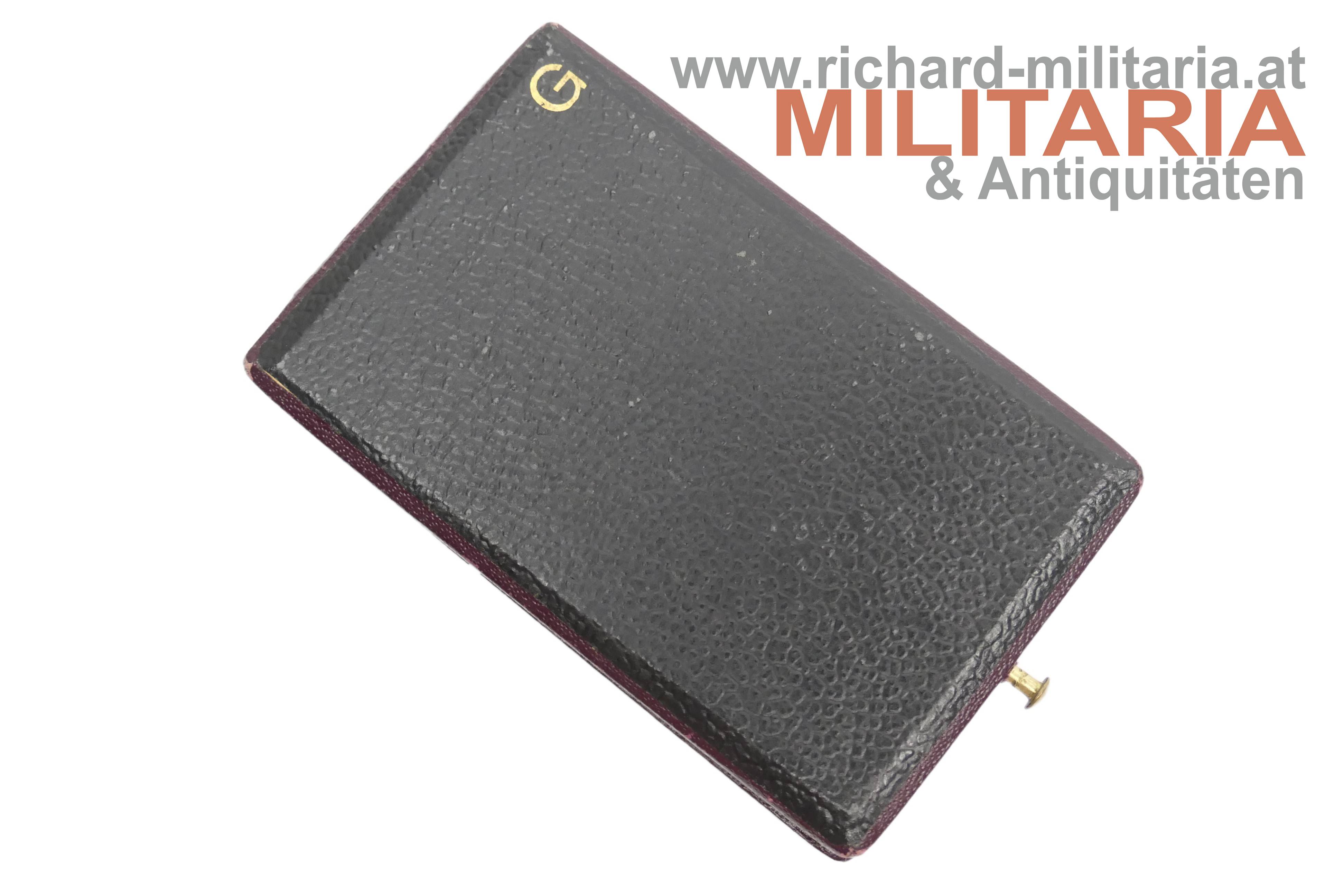 ETUI zum Goldenen Verdienstehrenzeichen des Malteser-Ordens