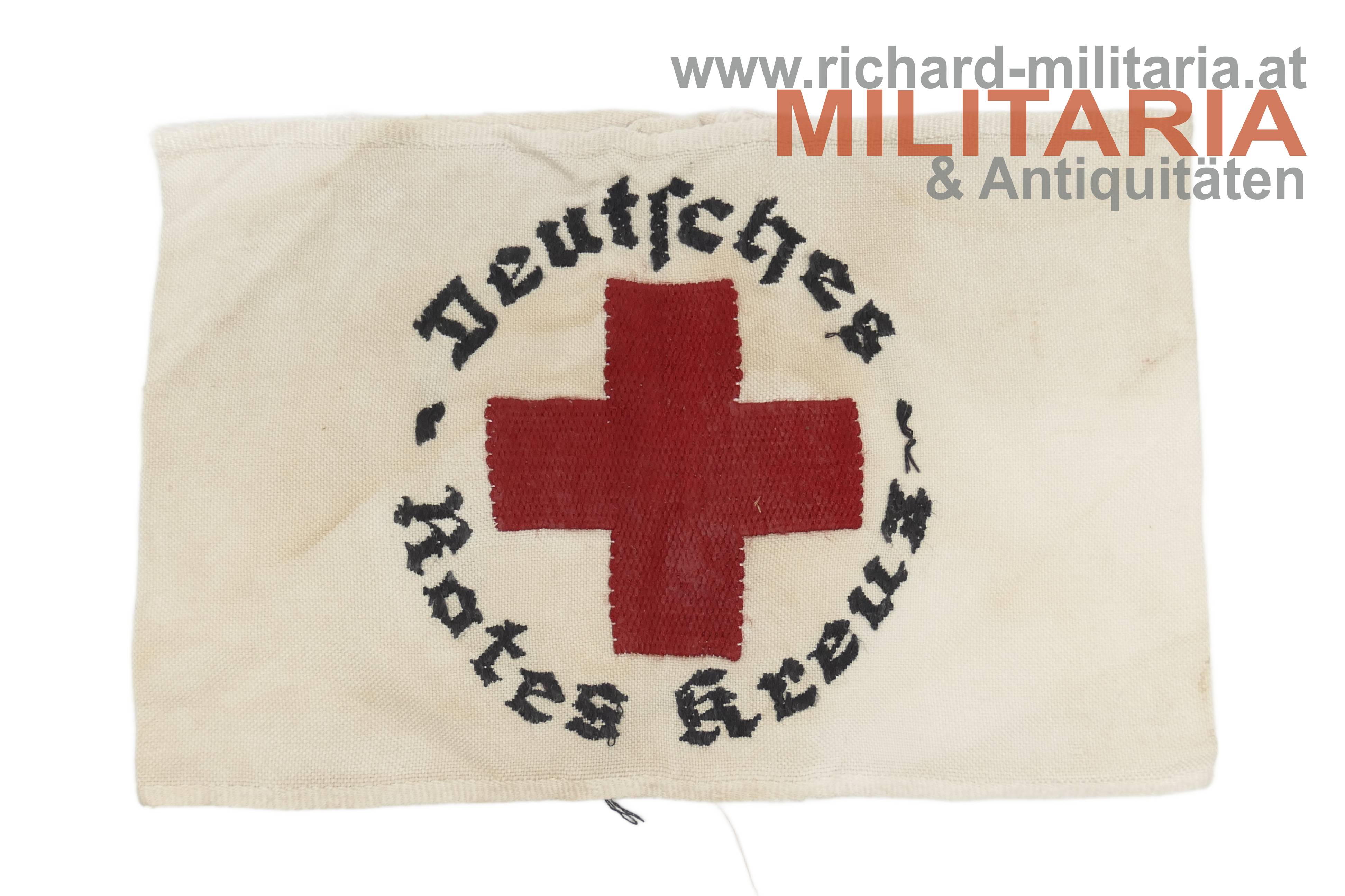 2. Weltkrieg - Armbinde des Deutschen Roten Kreuzes