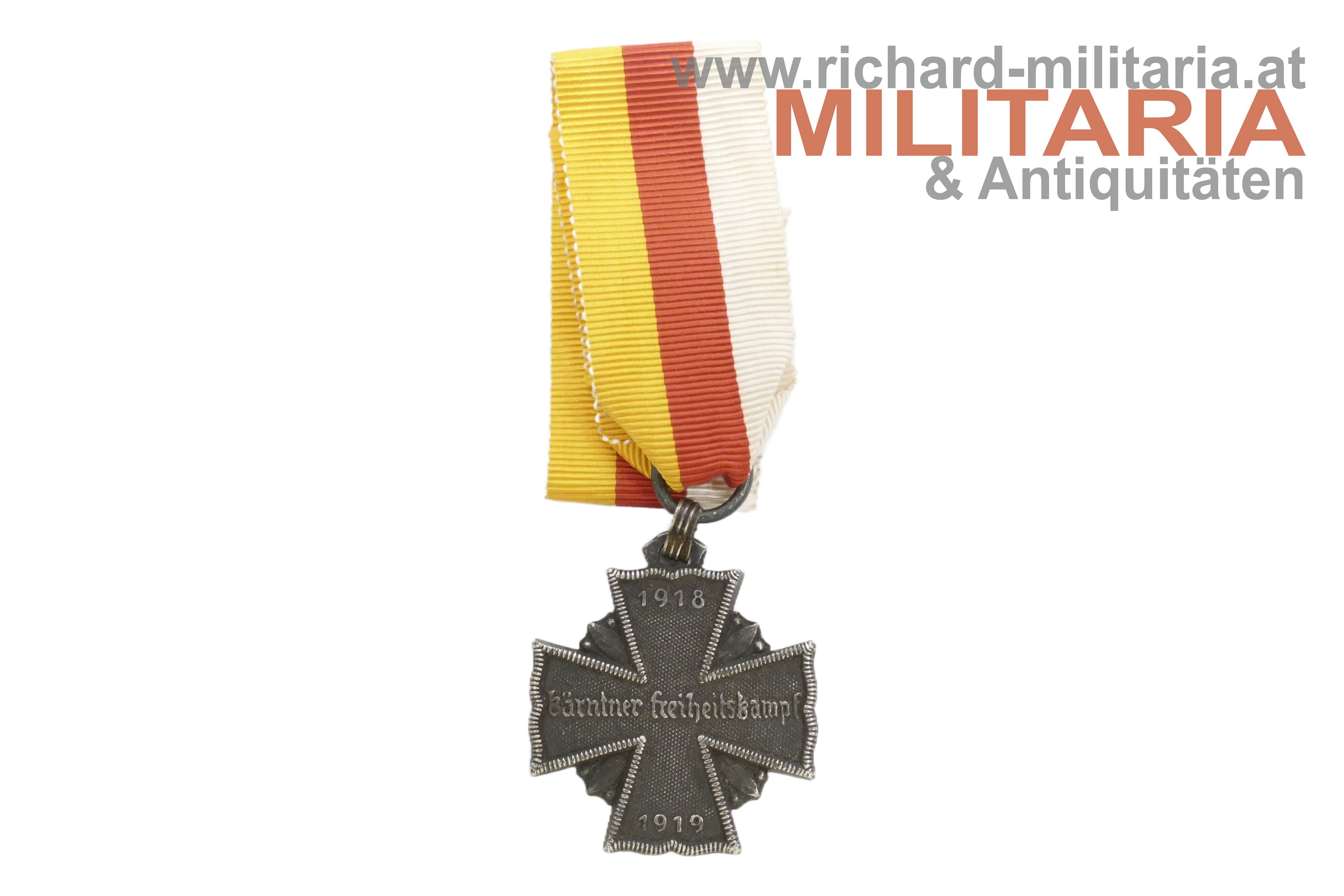 Allgemeines Kärntner Kreuz für Tapferkeit