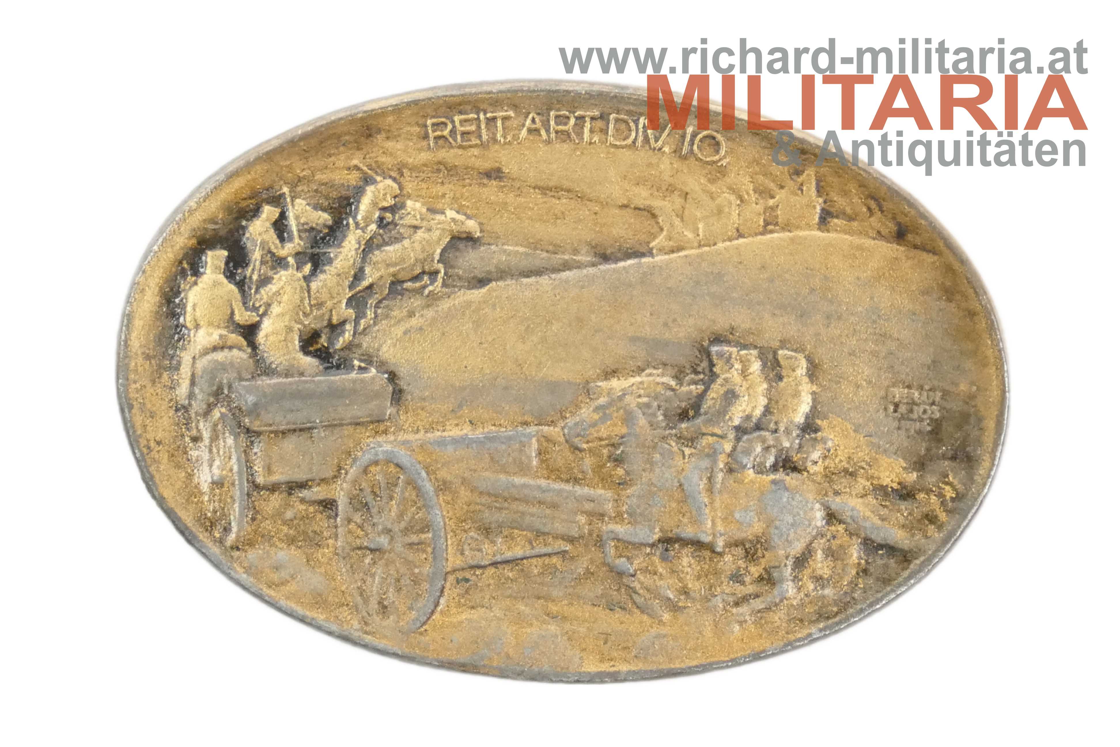 k.u.k. Kappenabzeichen RAD 10 (Reitende Artillerie Division 10)