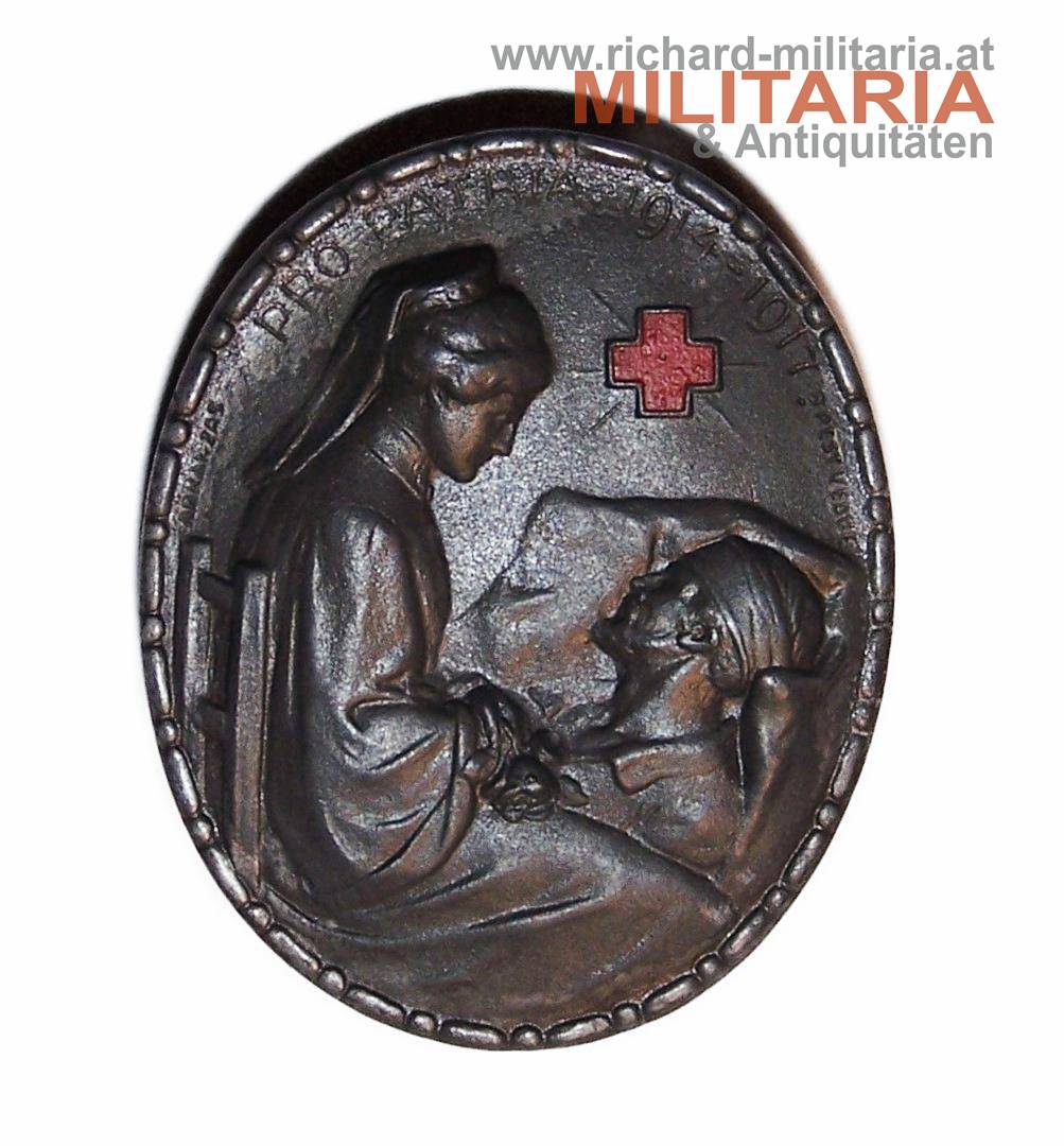 k.u.k. Kappenabzeichen - Pro Patria 1914-17 - Variante