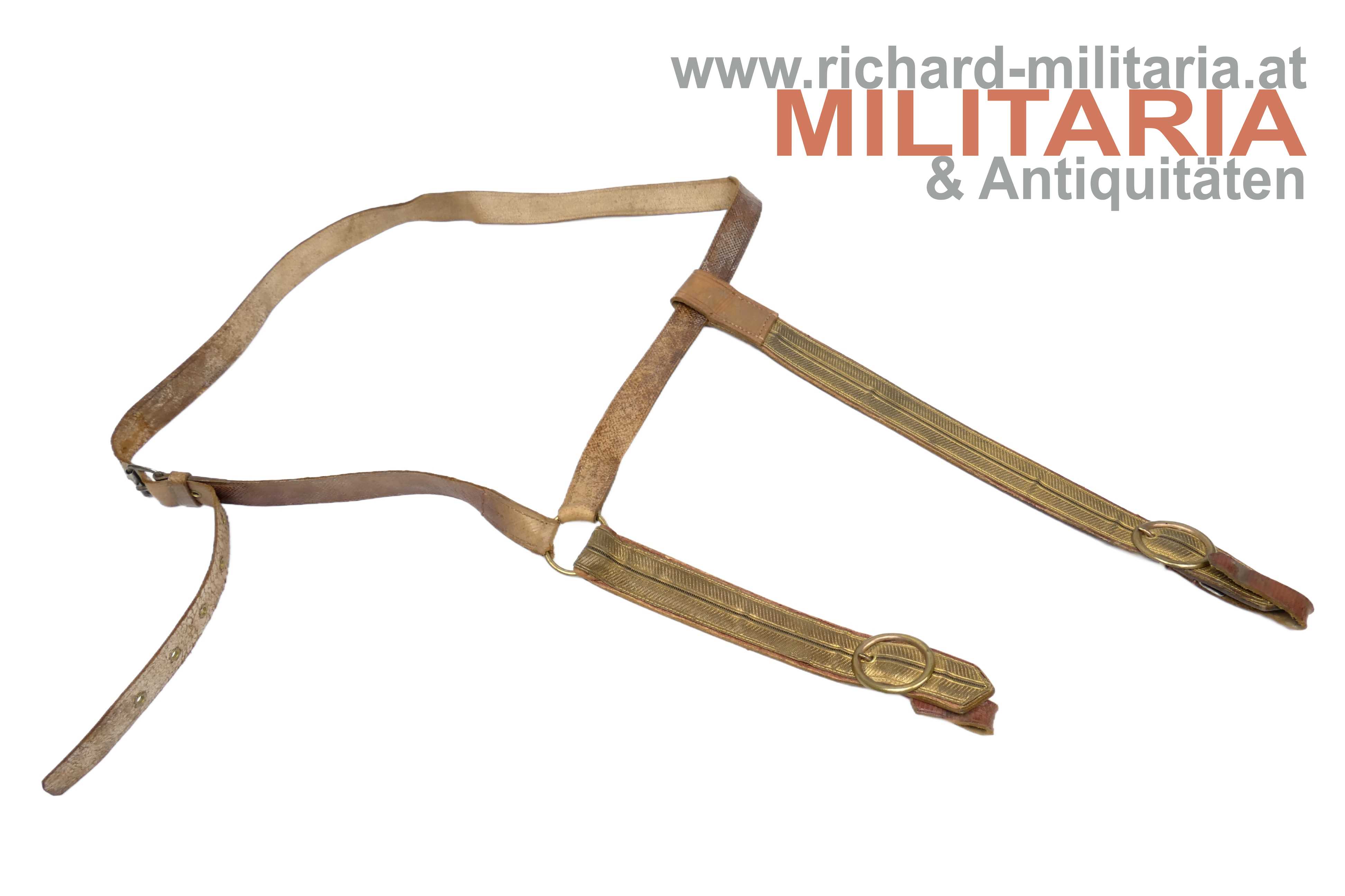 k.u.k. Säbelgehänge für Offiziere