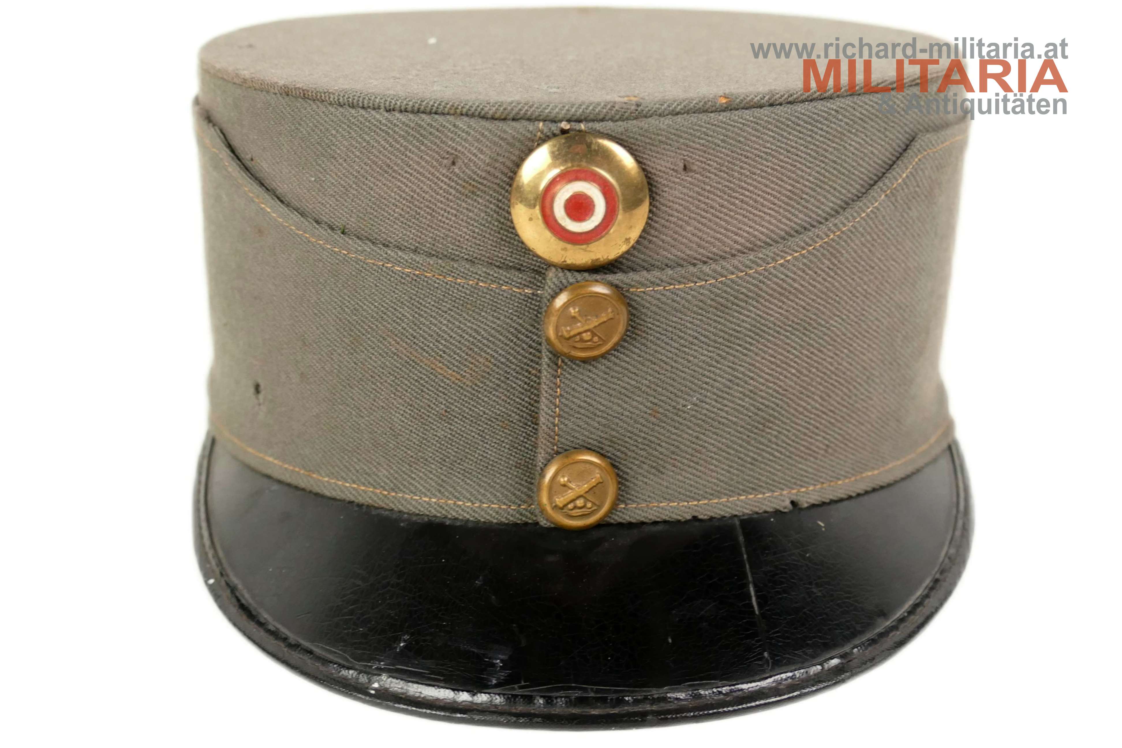 Bundesstaat - feldgraue Kappe Artillerie - Mannschaft/UO