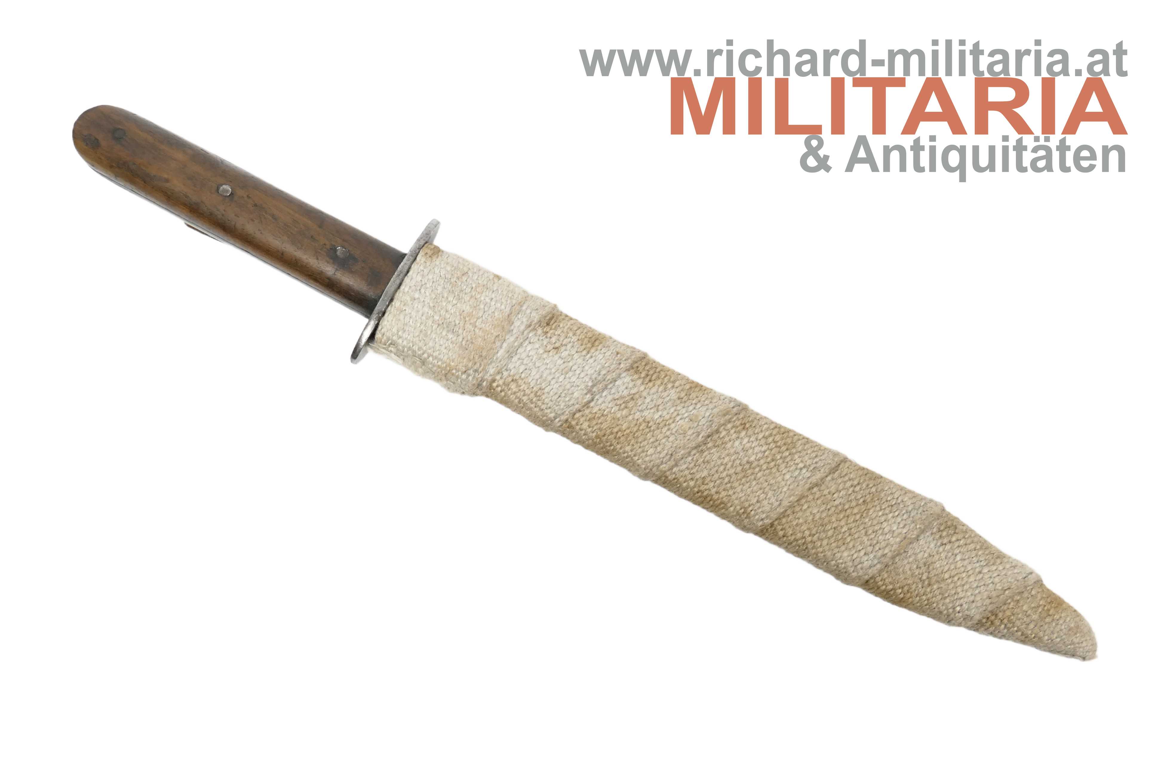 k.u.k. Grabendolch M17 - GERÄUSCHSCHUTZ durch Leinenwicklung