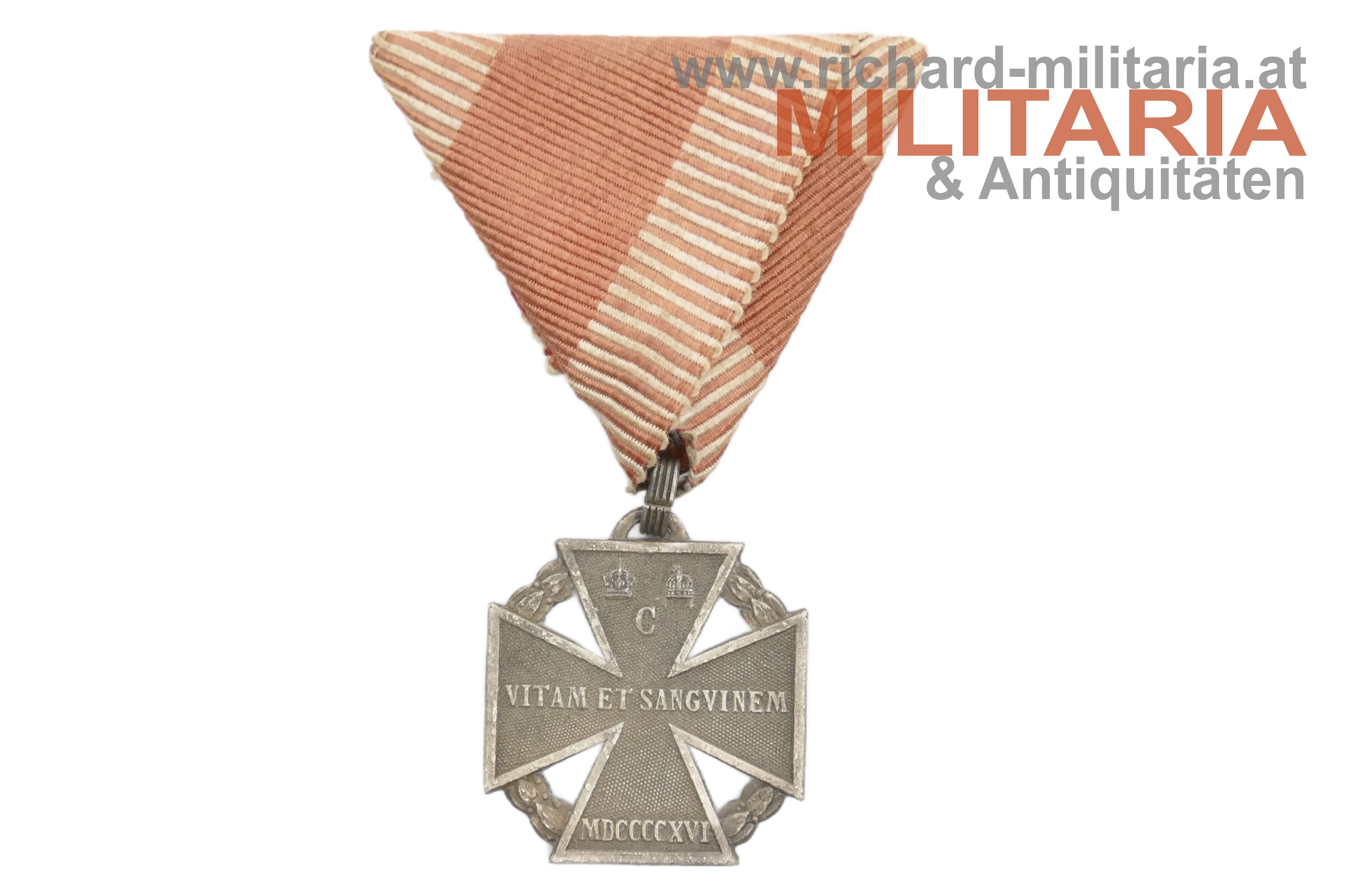 k.u.k. Karl Truppenkreuz - "HMA"