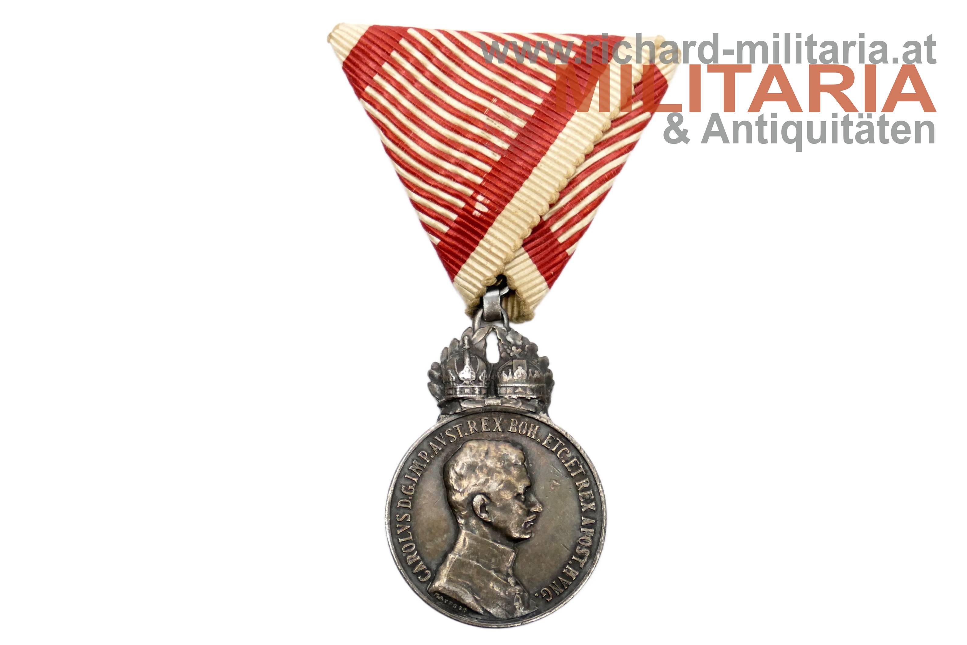 k.u.k. Silbernes Signum Laudis - Kaiser Karl