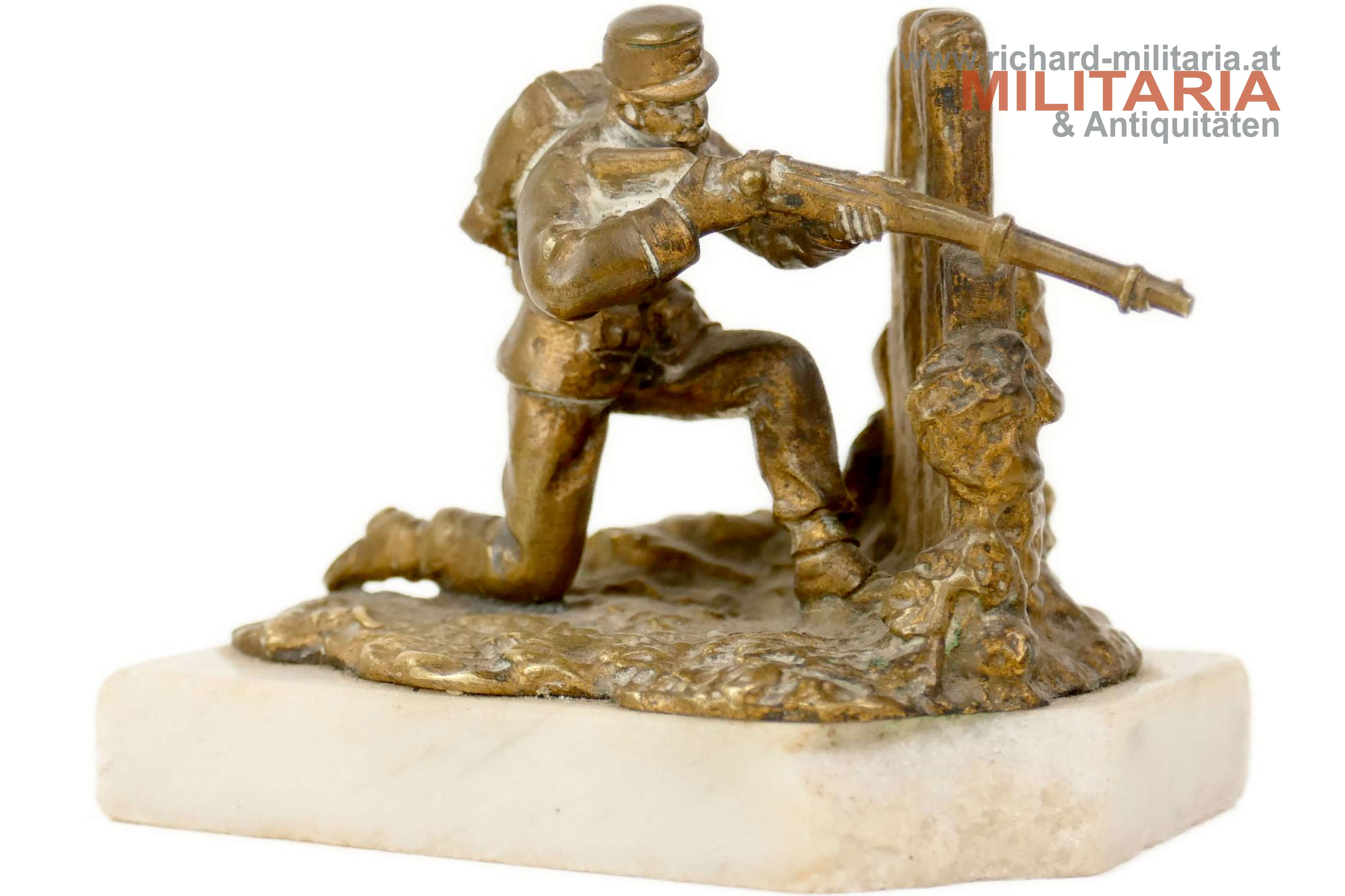 k.u.k. Soldat - Bronzefigur