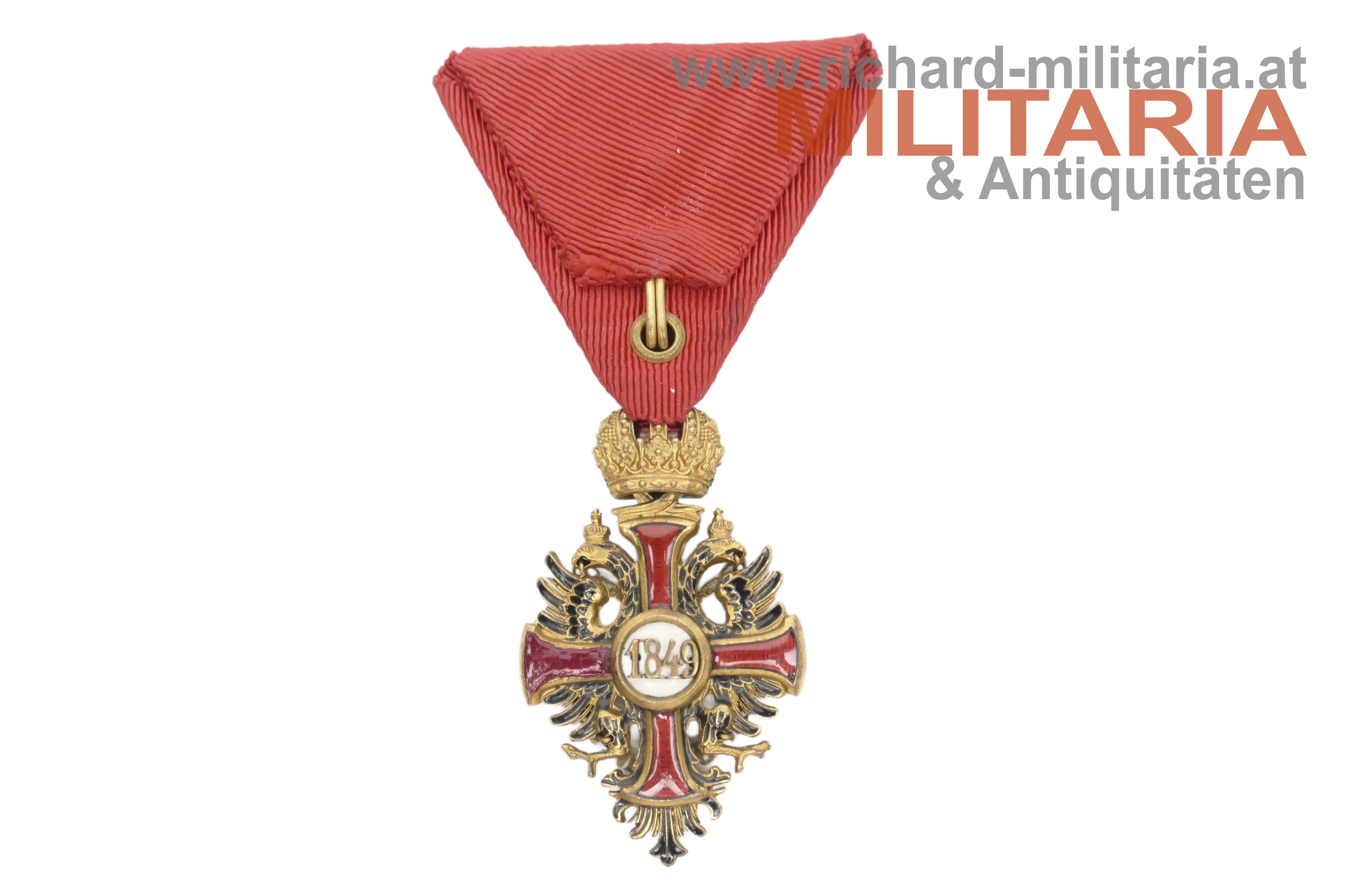 k.u.k. Franz Joseph-Orden Ritterkreuz - V. Mayer