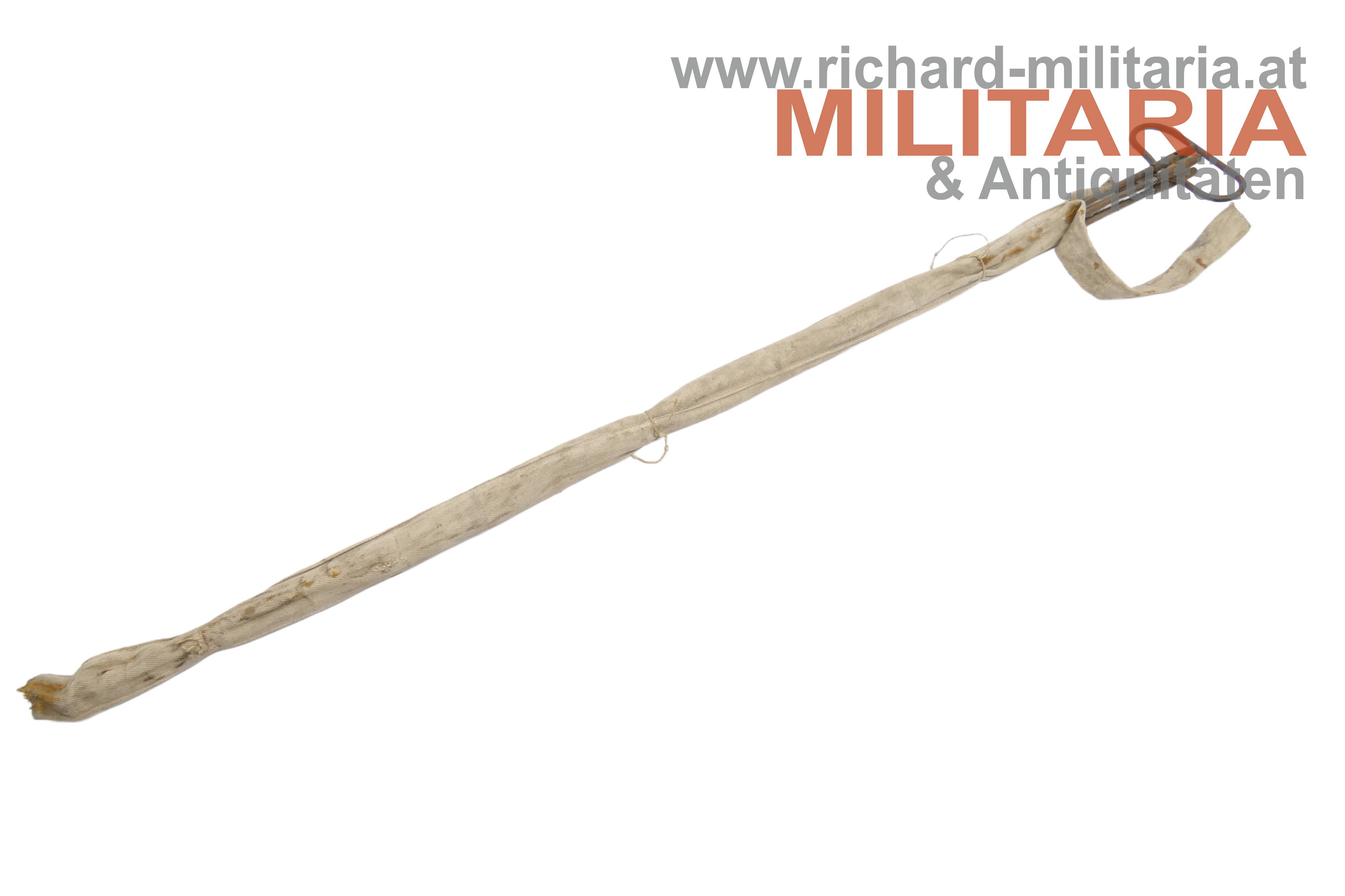 k.u.k. Lawinensonde - komplettes Set mit Leinenbeutel 