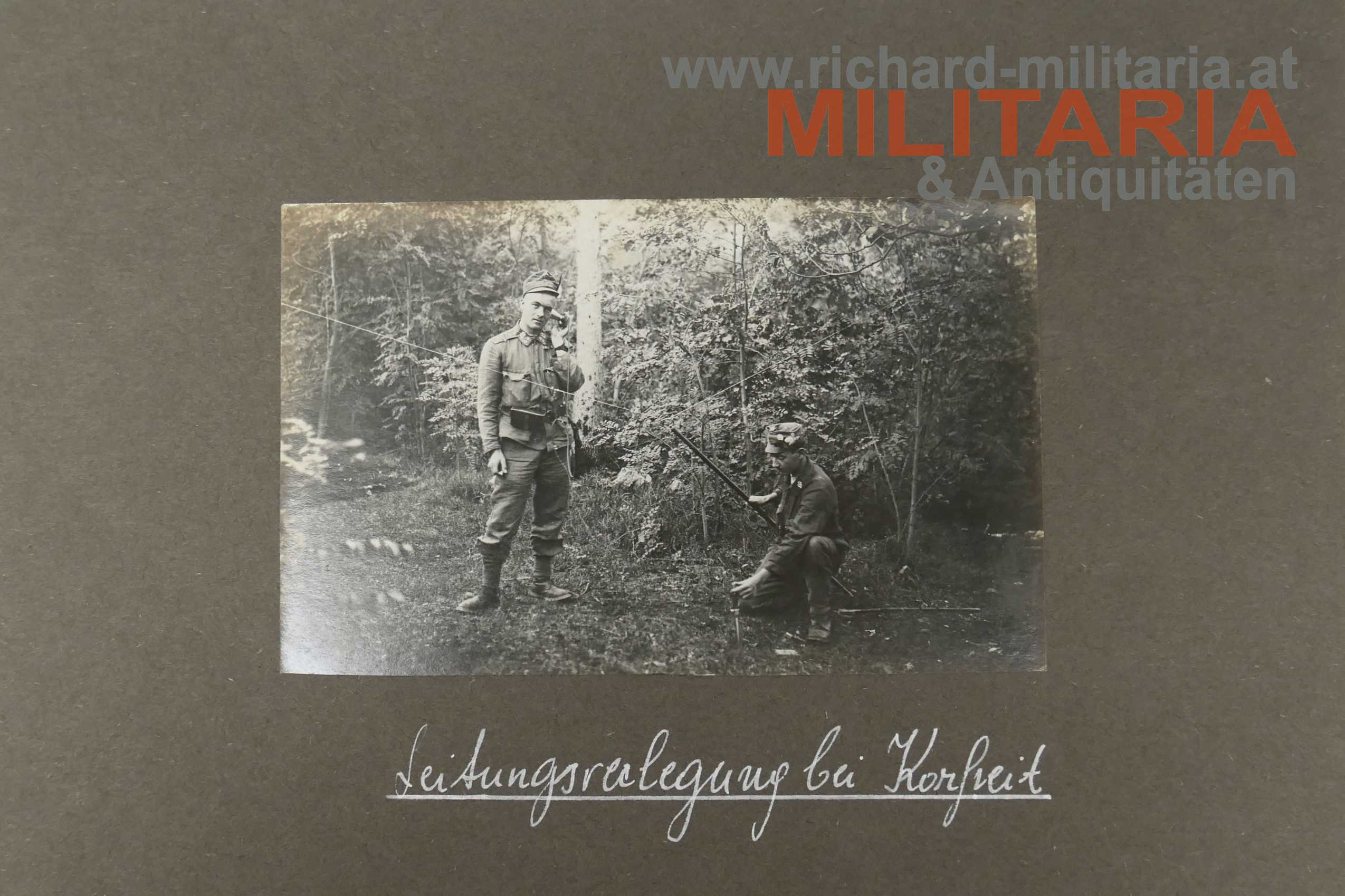 k.u.k. Fotoalbum - Isonzo-Front (36 Fotos)