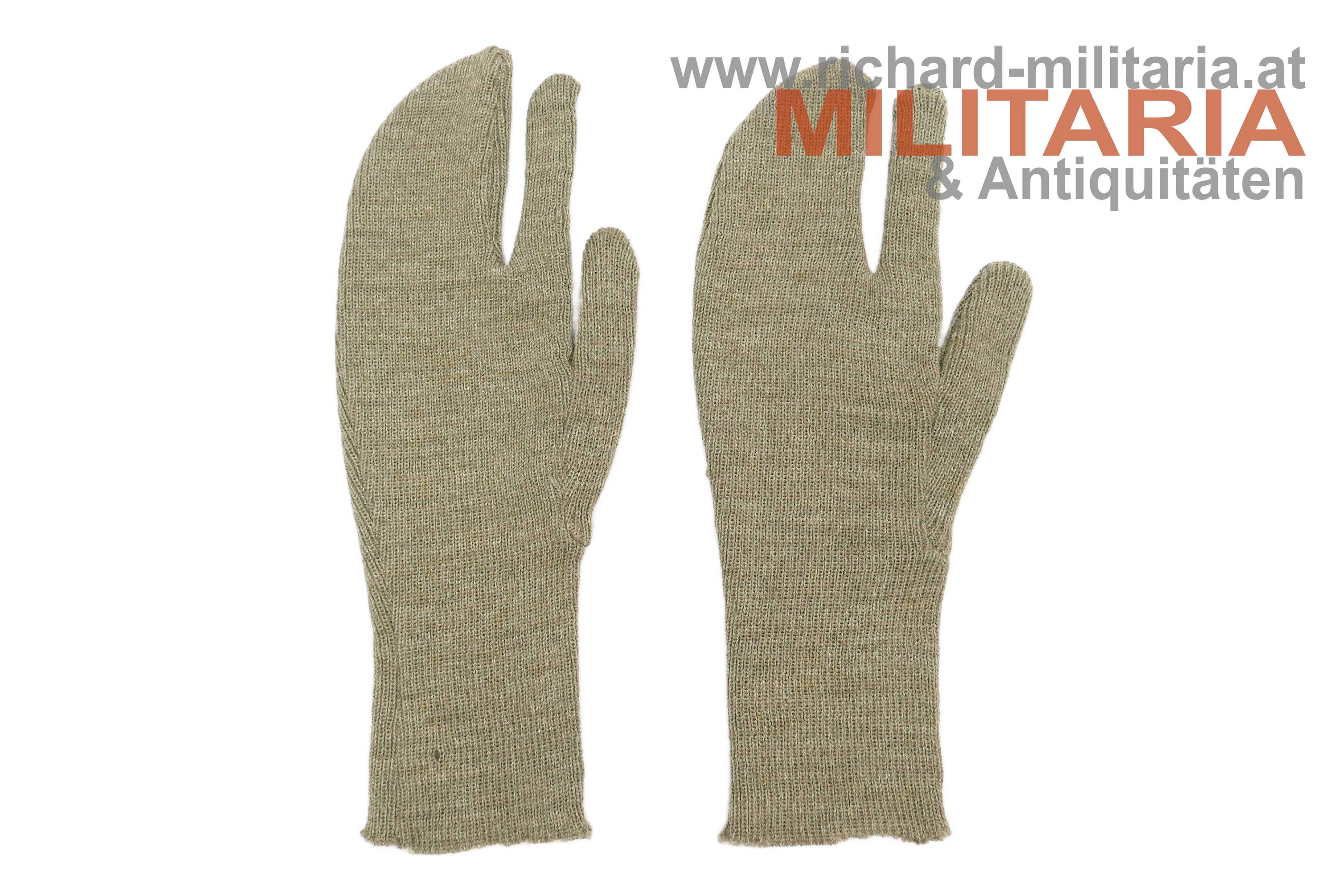 2. Weltkrieg - Winterhandschuhe mit Abzugsfinger