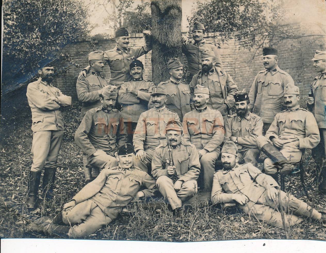 k.u.k. Foto - Offiziere und Mannschaften / 4. Armee Etappenkommando