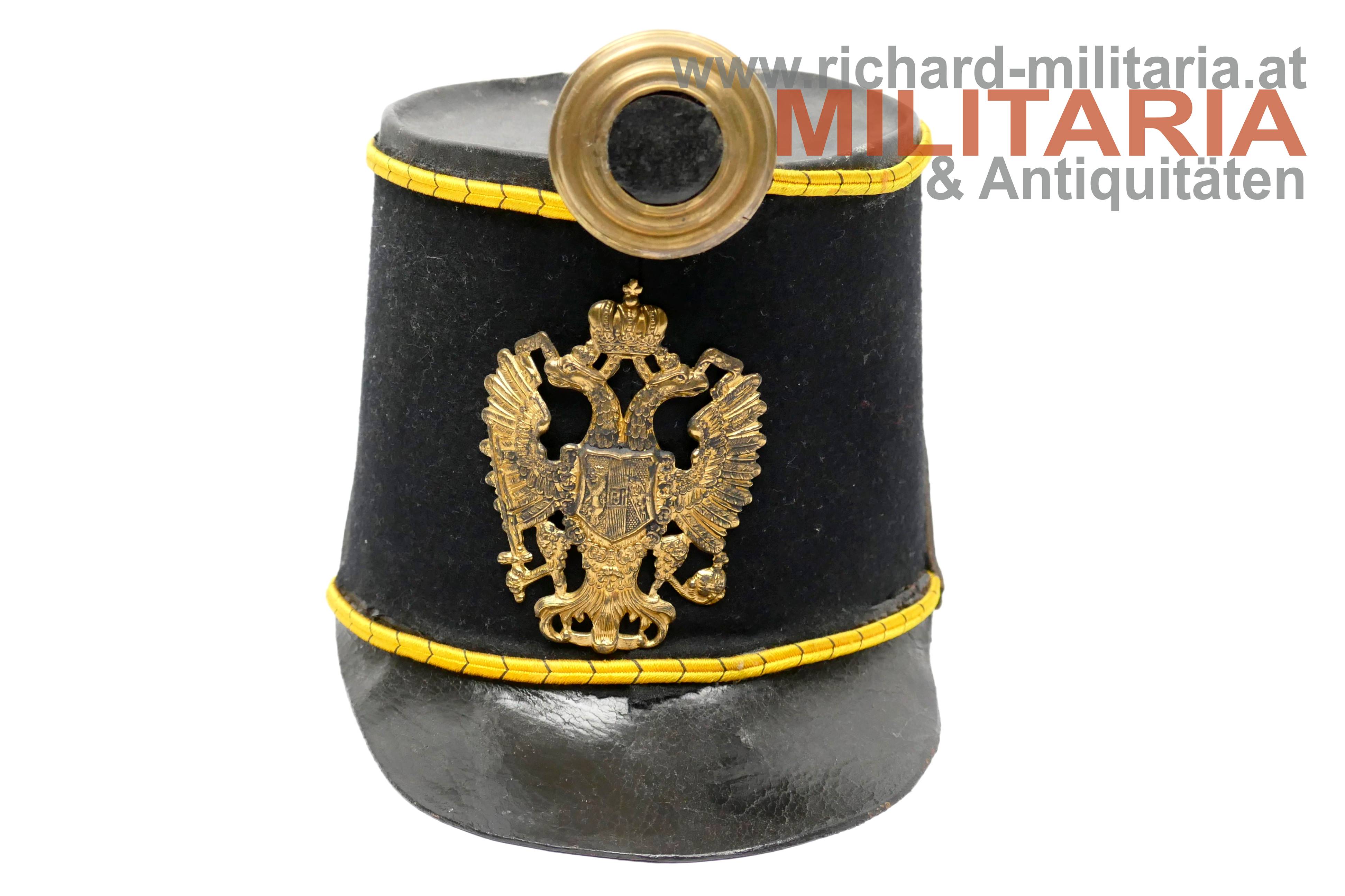 k.k. Infanterietschako Modell um 1860 