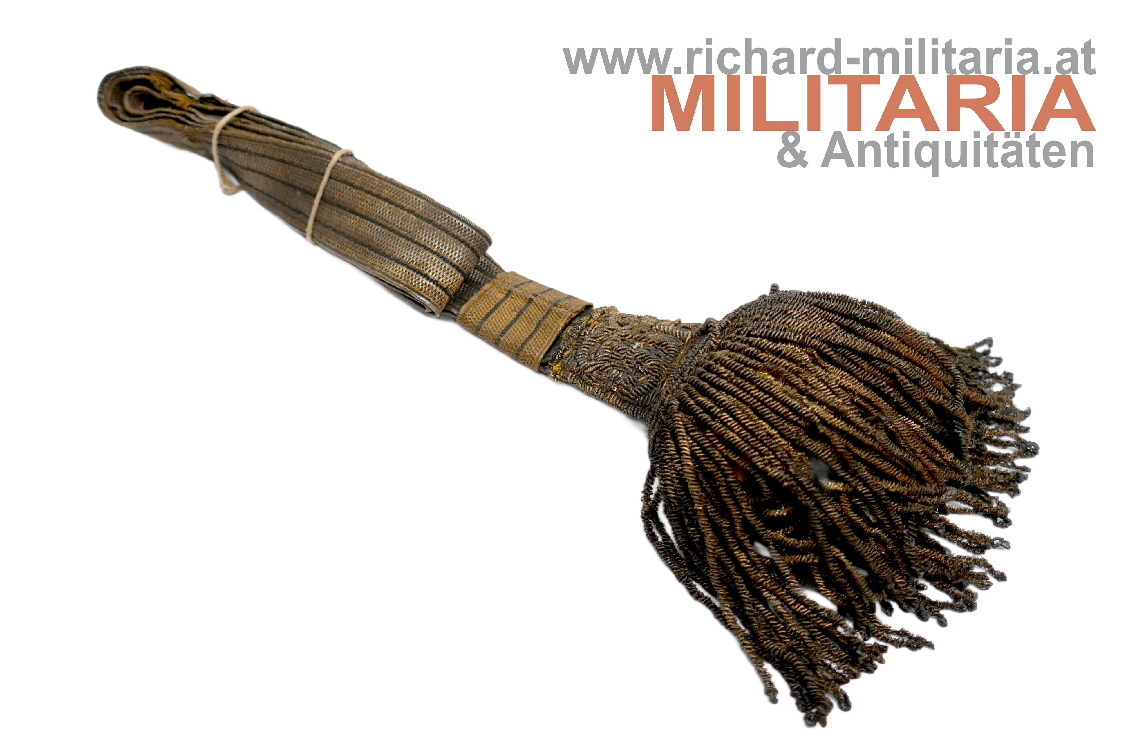 k.u.k. Offizier-Säbel-Portepee - FJ1 - Kavallerie - um 1900