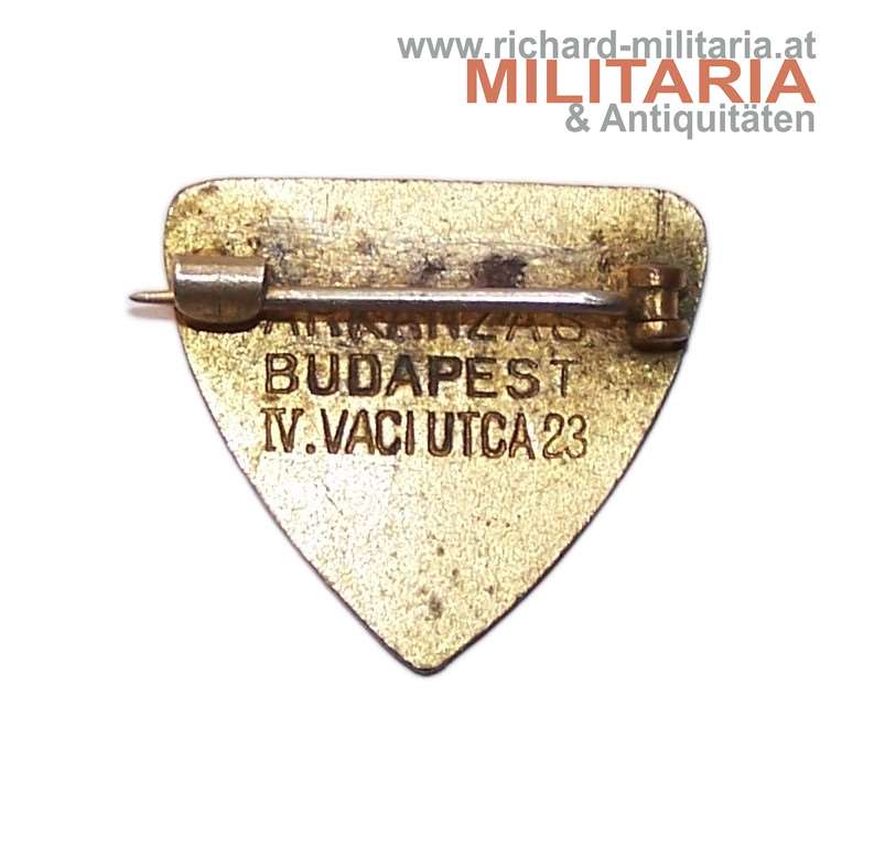 k.u.k. Kappenabzeichen 1x Verwundet (Sebeseült) - Ausführung für Offiziere