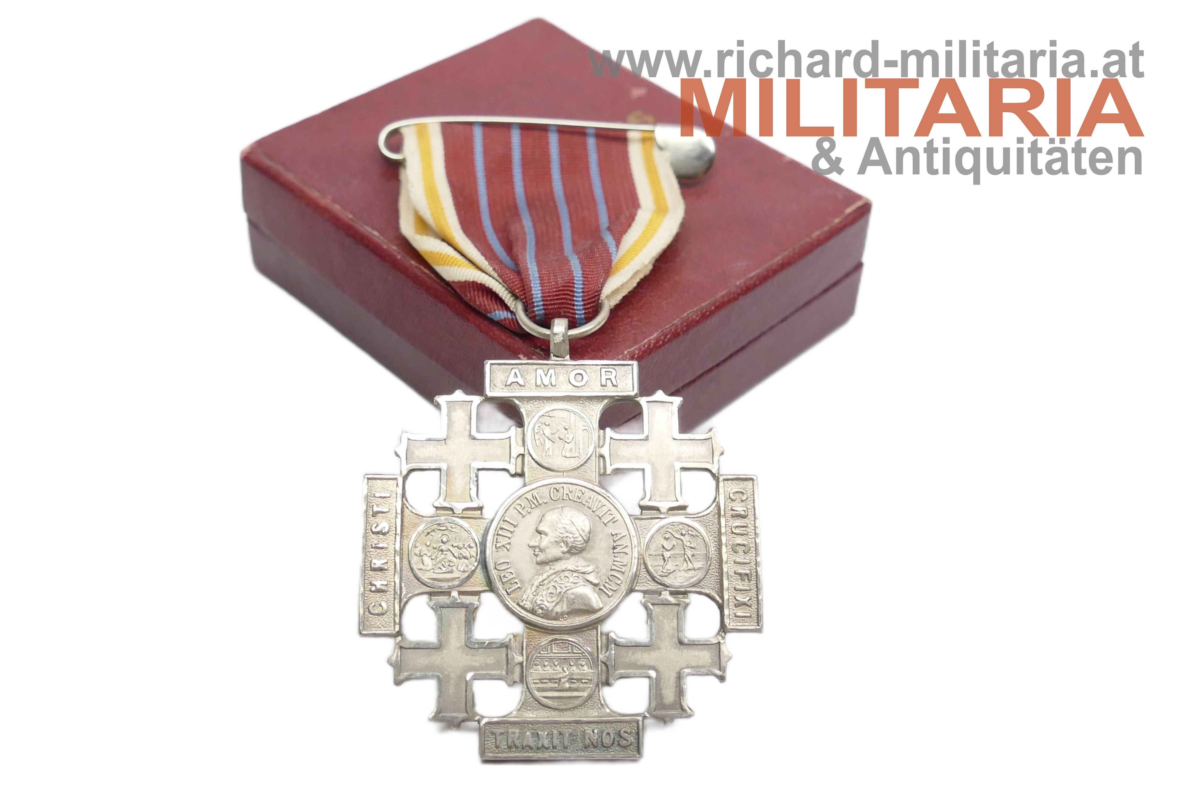 Jerusalem Pilgerkreuz im Etui - 43mm-Ausführung
