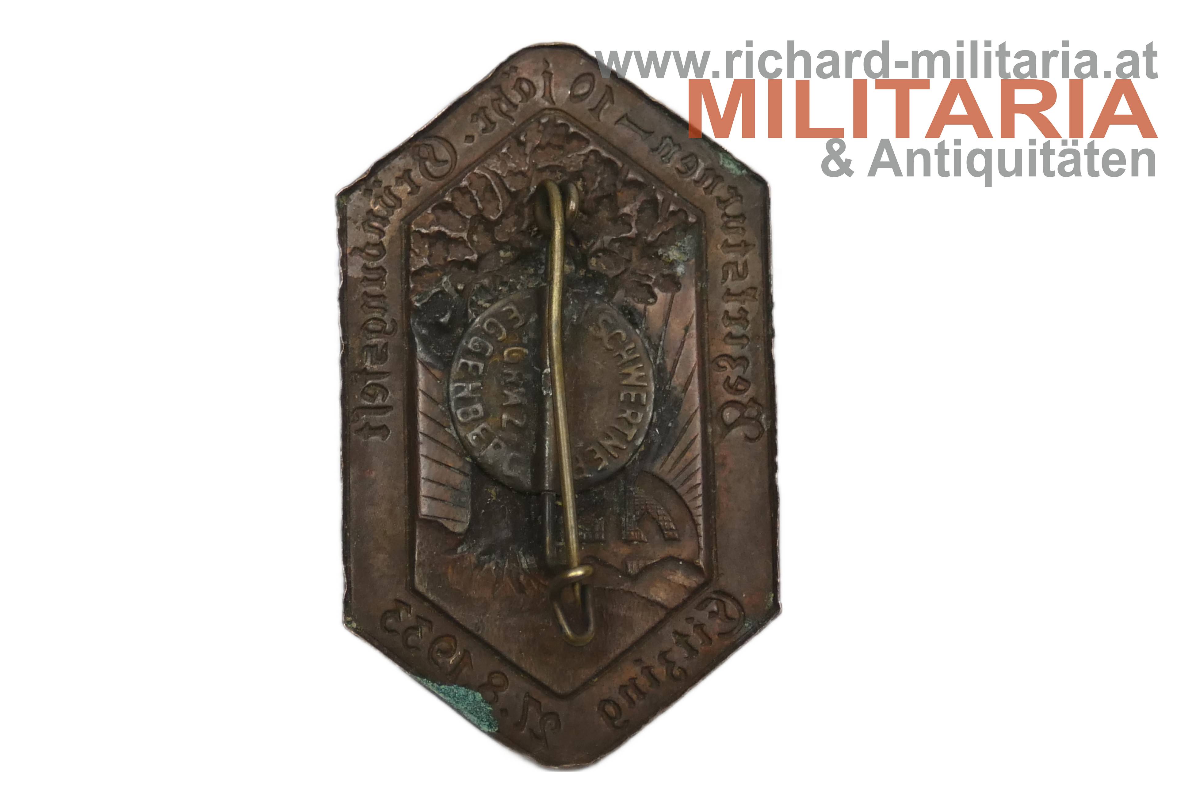 Turnerbund - Bezirksturnen - 10. jähr. Gründungsfest Fitzing 27.8.1935