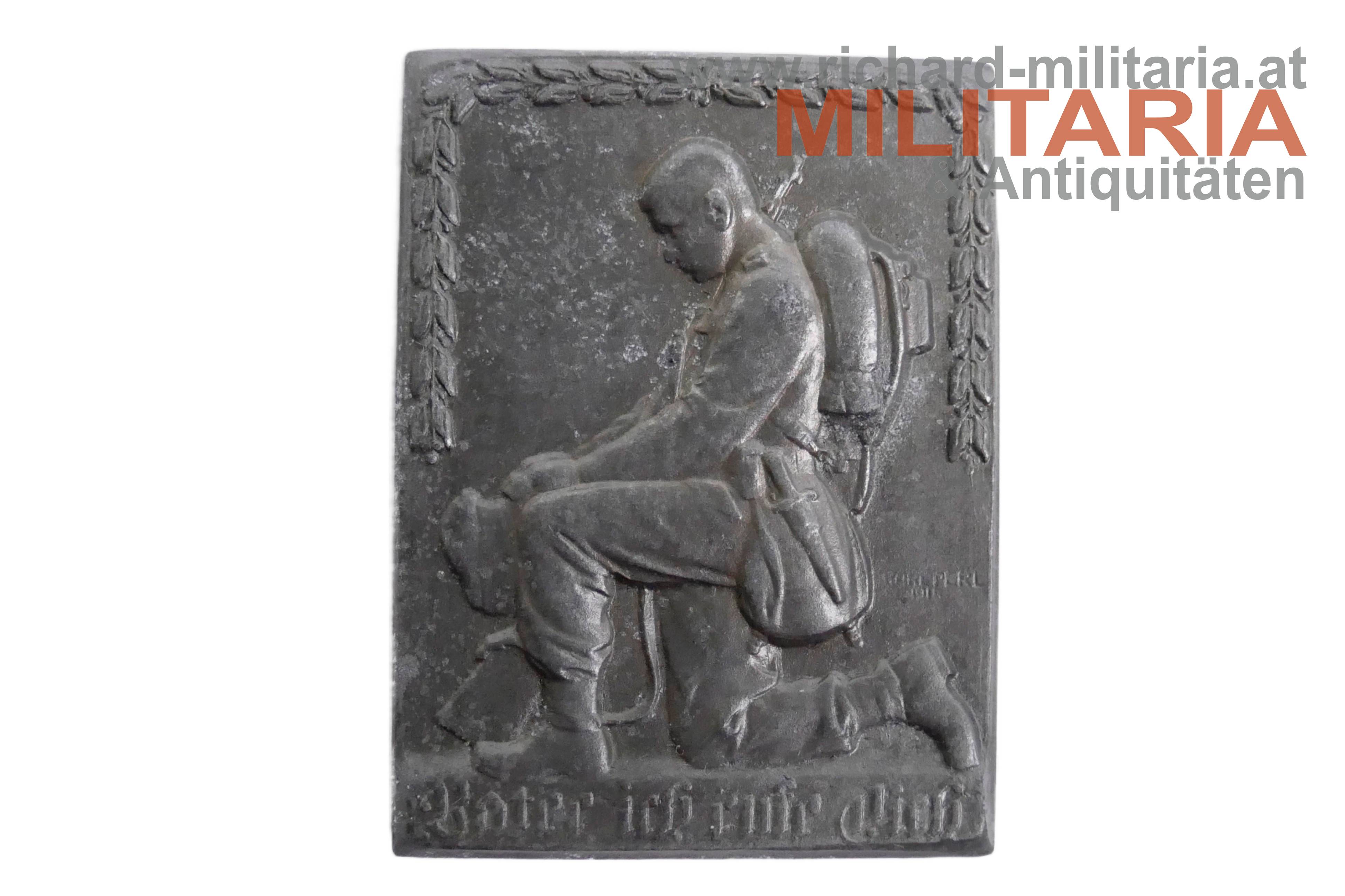 k.u.k. Kappenabzeichen - "Vater ich ehre dich"