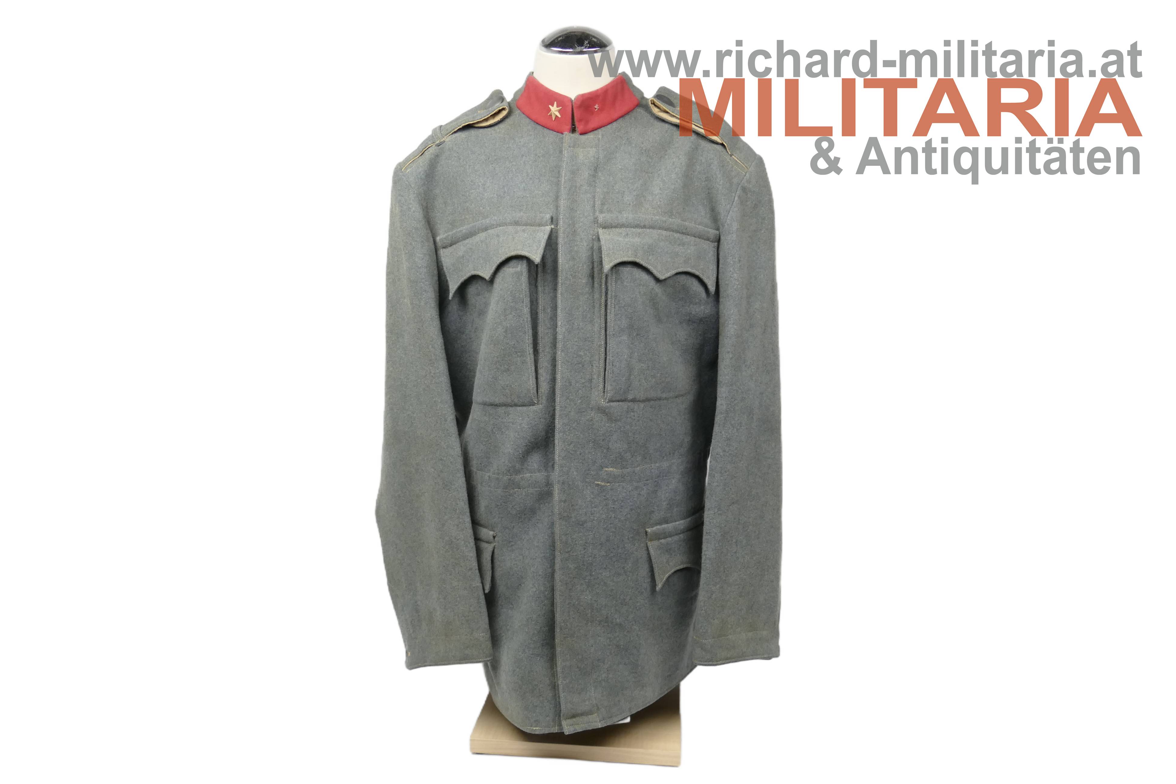 k.u.k. hechtgraue Bluse M1908 / IR 97 (Triest) - Gefreiter - "M.D.3 1914"
