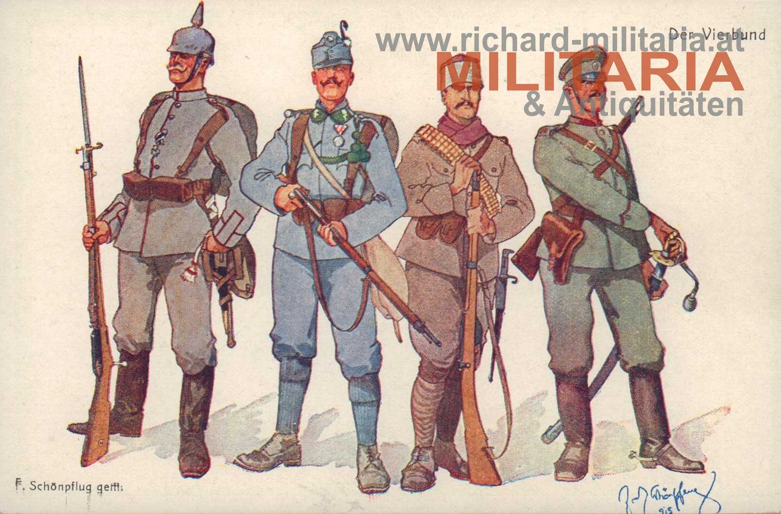 k.u.k. PK "Der Vierbund" Deutschland/Österreich/Türkei/Bulgarien