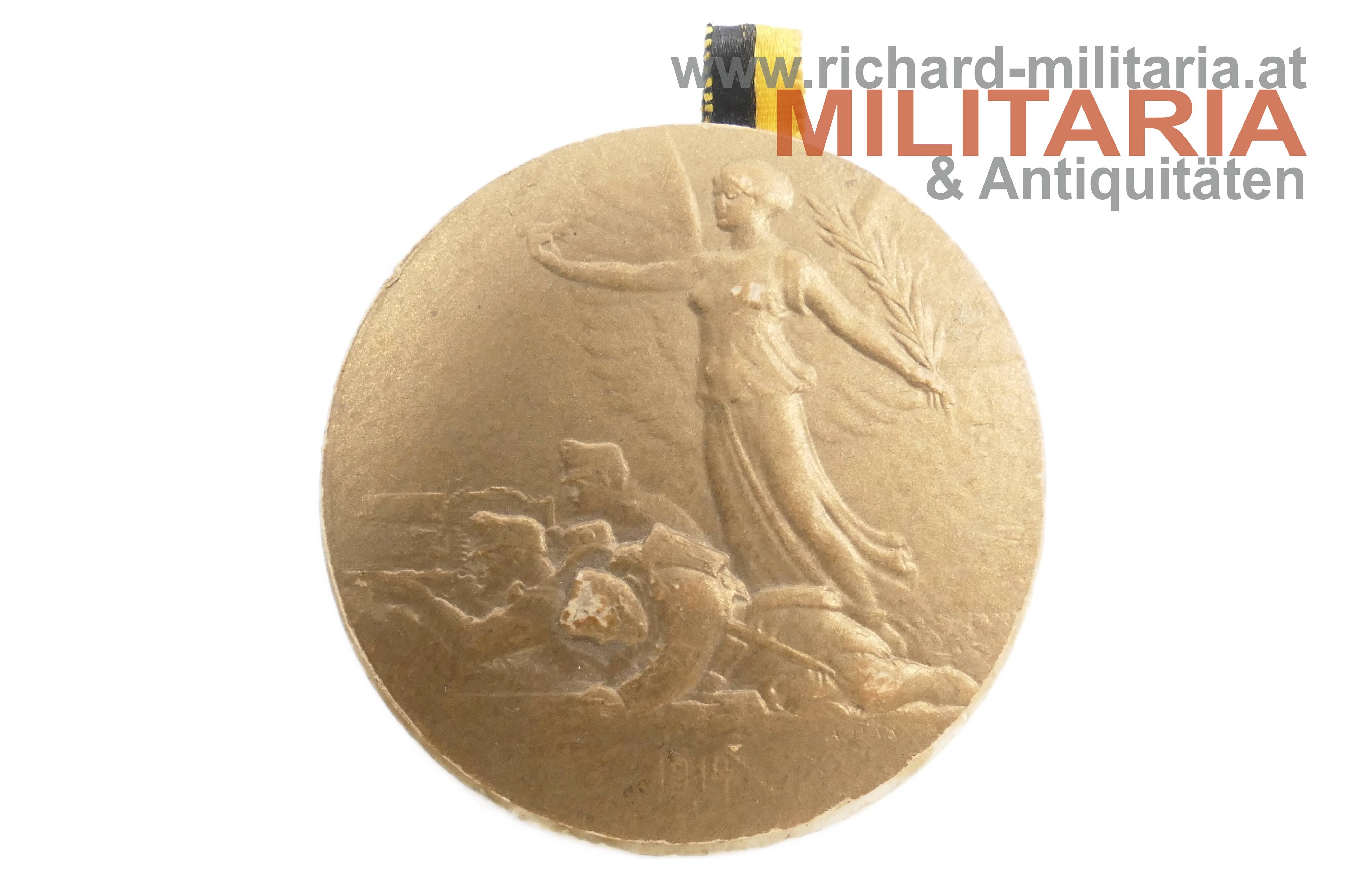 Schützengraben im k.k. Prater 1915 - Kriegsfürsorgeamt - Eintrittskarte 