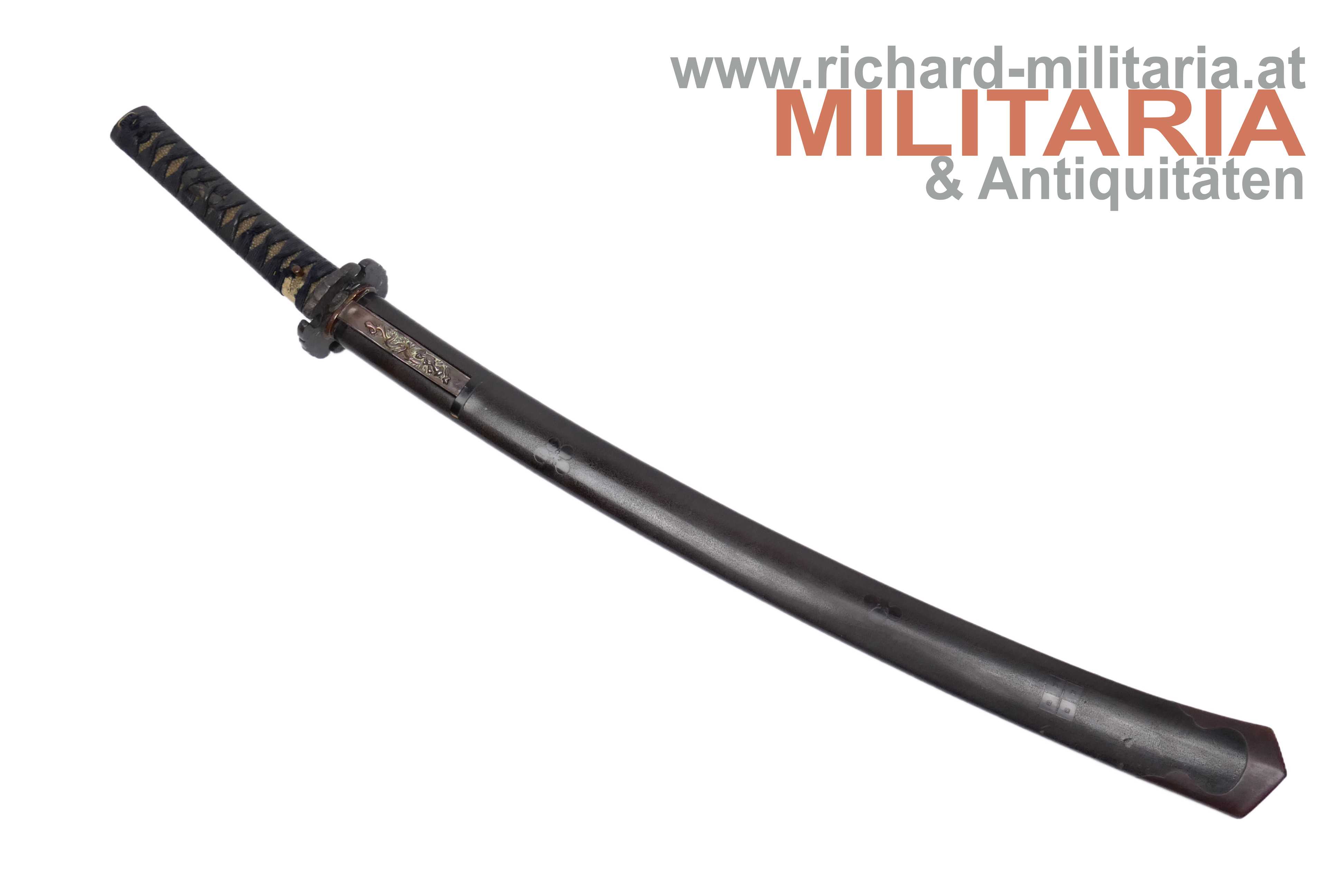 Wakizashi in koshirae - "豊州高田住平重行 Hōshū Takada-jū Taira Shigeyuki" - (1368-1592)