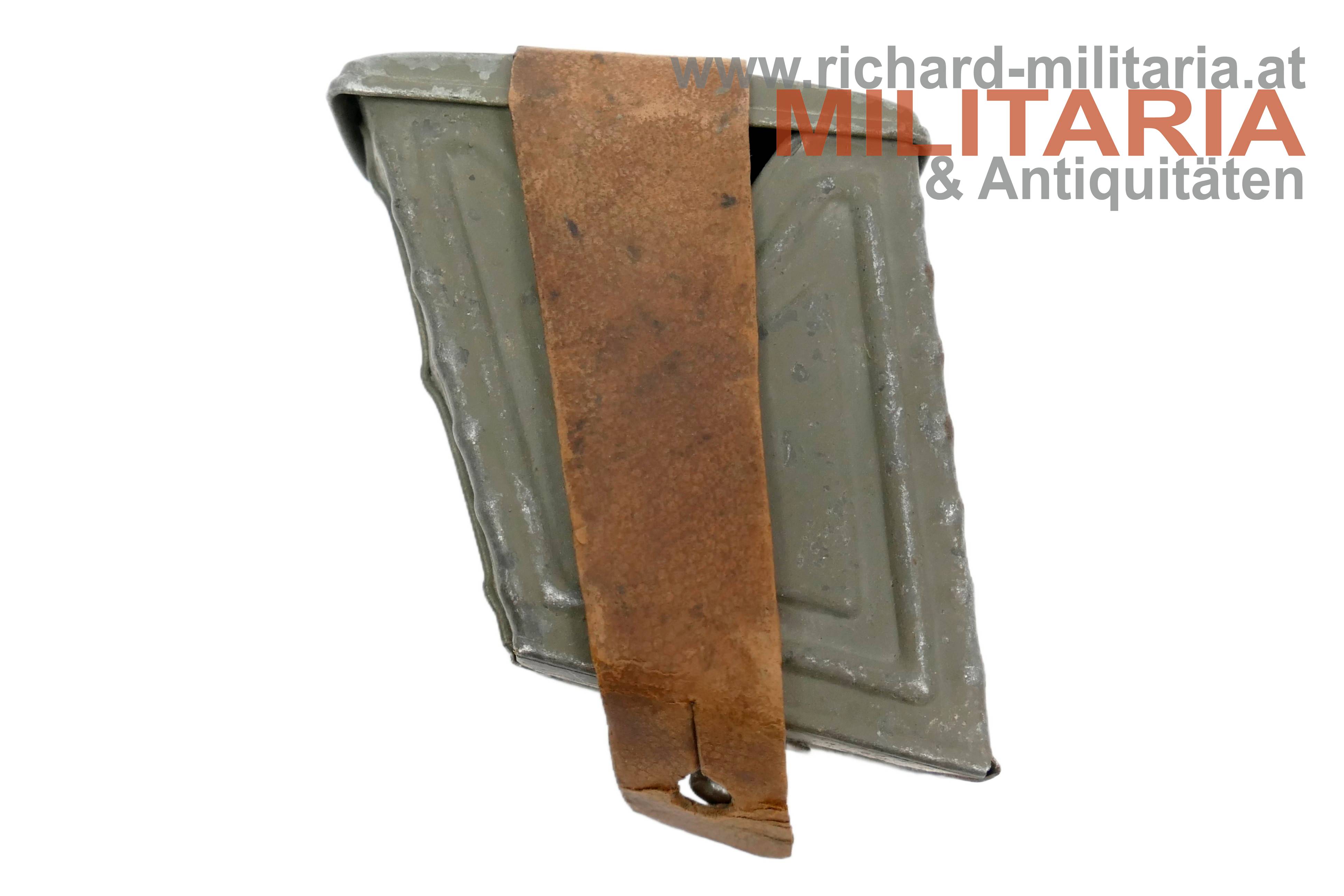 k.u.k. Patronentasche zum Karabiner M95 - Eisenblech feldgrau